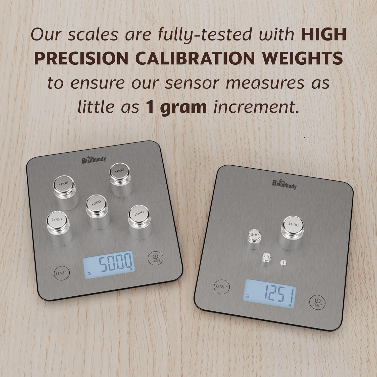 Báscula de Cocina Digital Inteligente Bisonbody 5kg con App