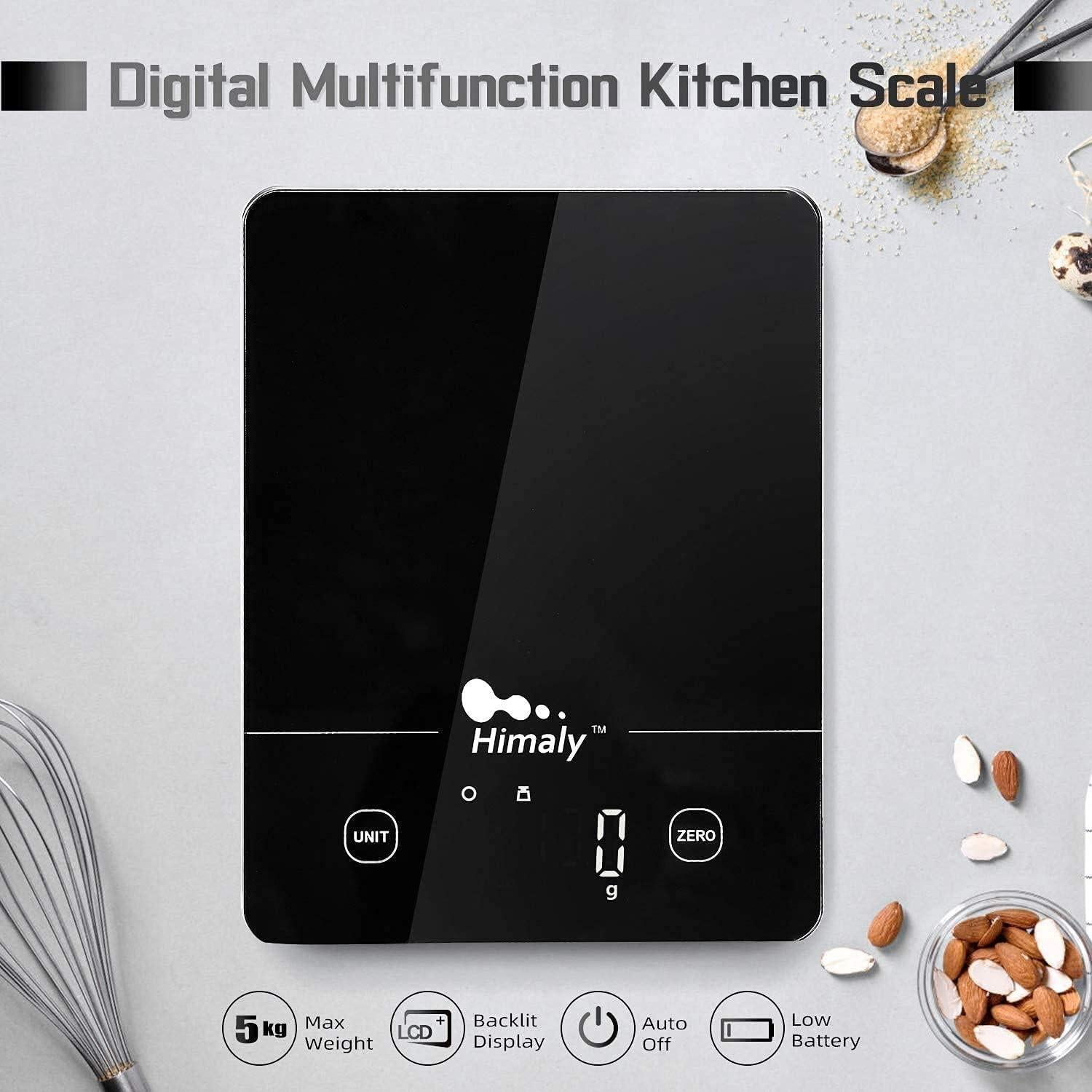 Báscula de Cocina Digital Himaly F20 con Pantalla LCD 5kg