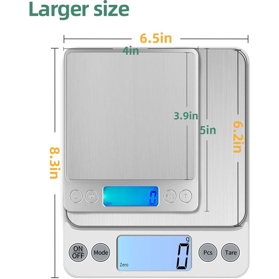 Báscula Digital de Cocina KUBEI 10kg/1g Pantalla LCD