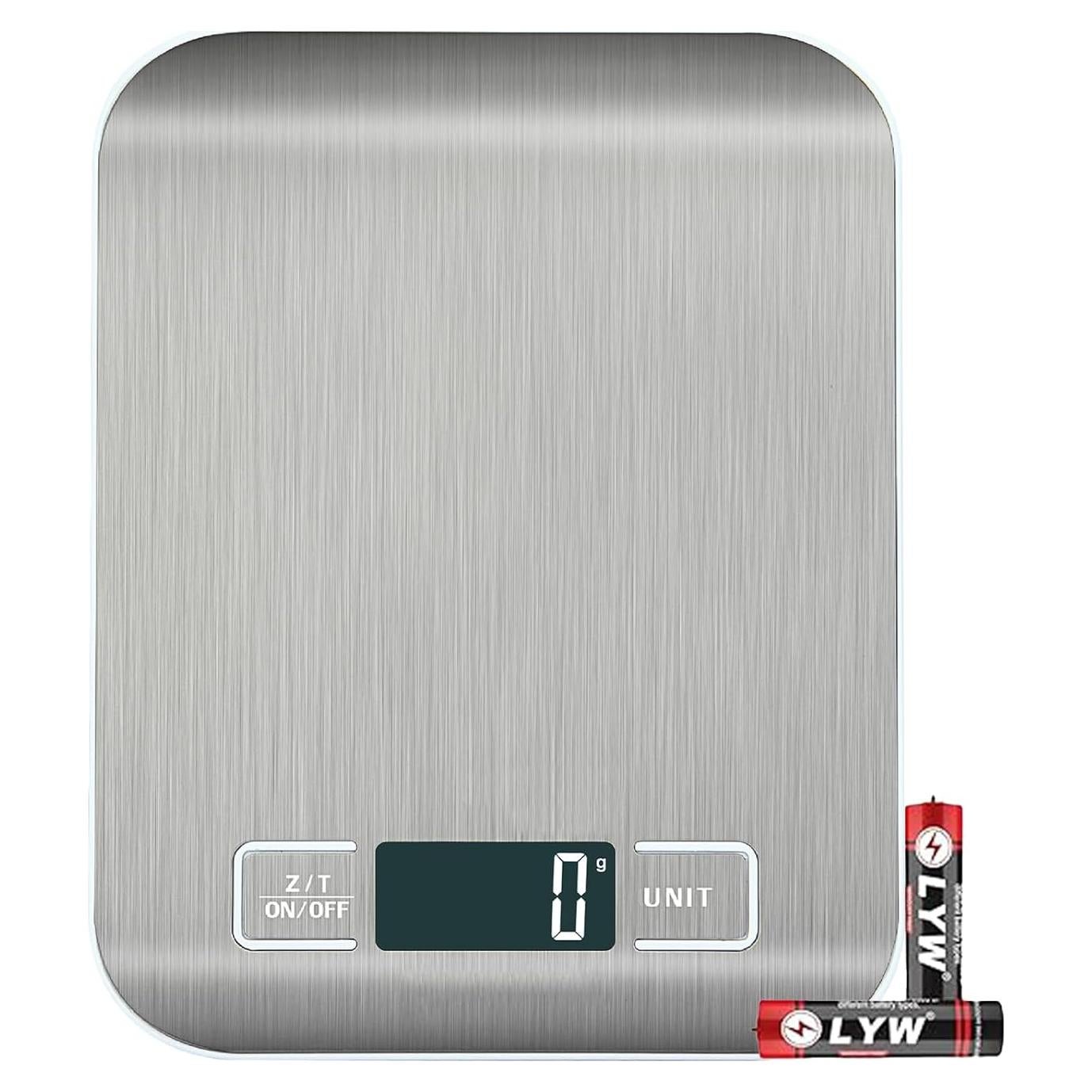 Báscula de Cocina Digital 5kg Acero Inoxidable LCD - Operational Shy