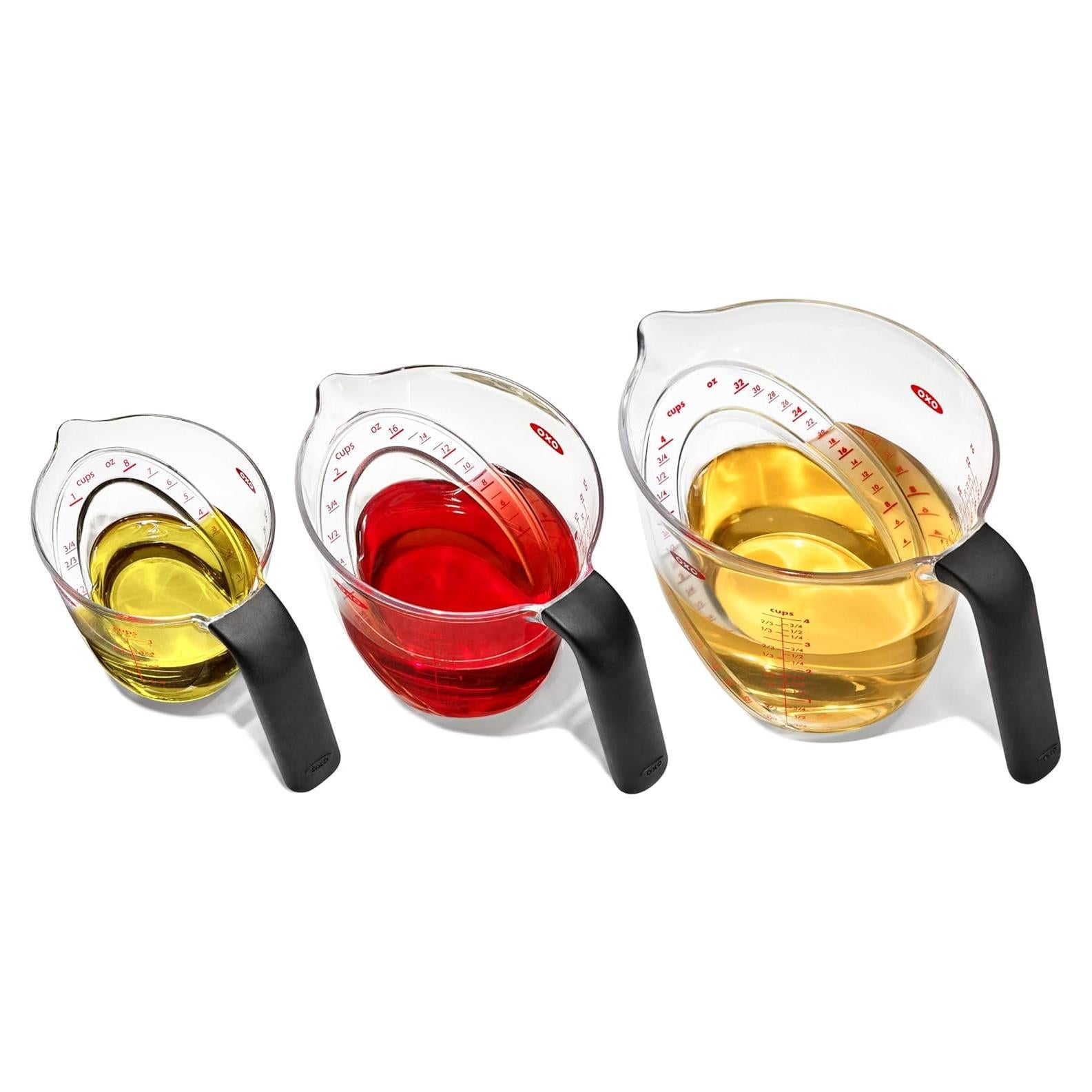 Set de Tazas Medidoras Anguladas OXO - 3 Piezas - 0.95L