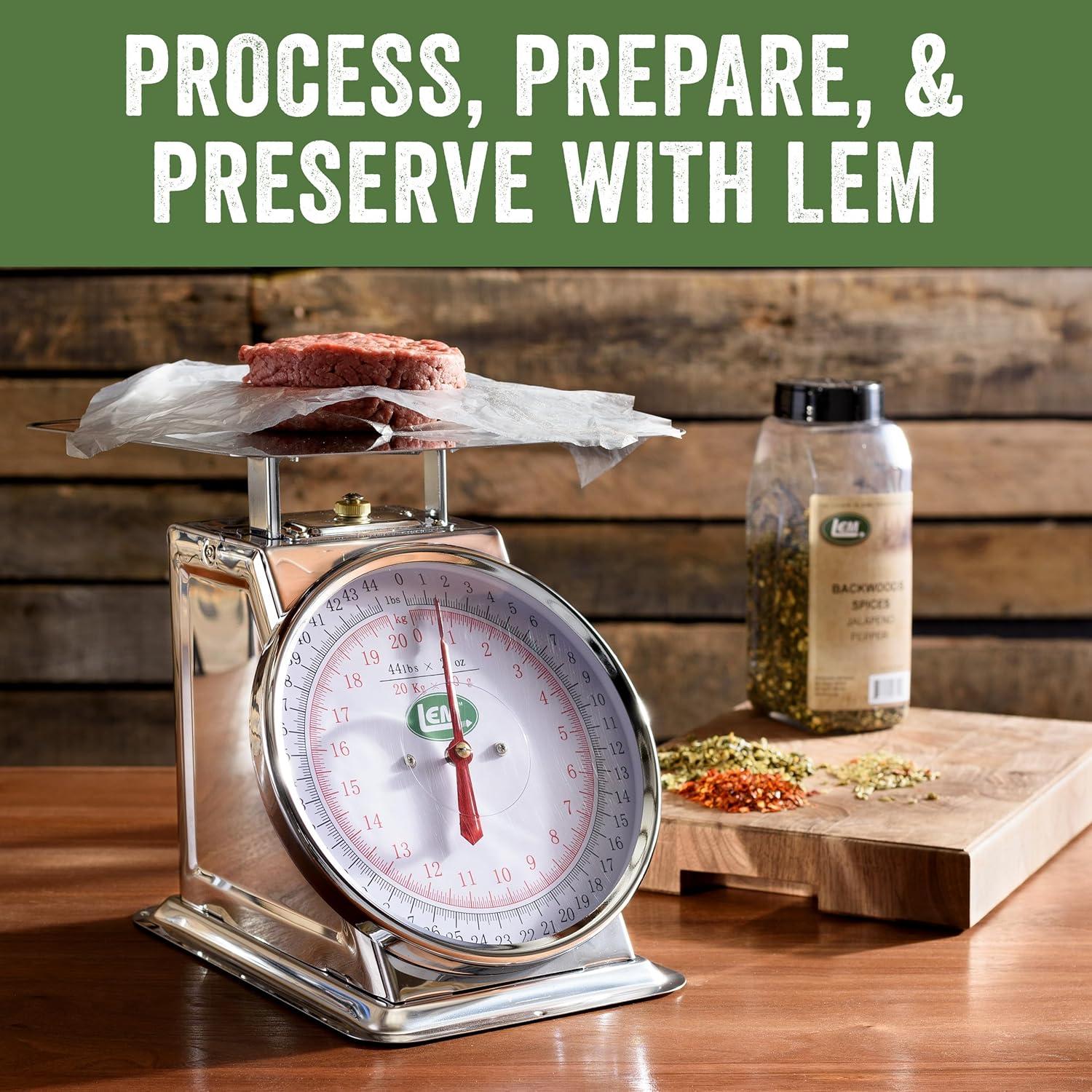 Escala de Acero Inoxidable LEM 20 kg, Dial 20 cm, 24x24 cm