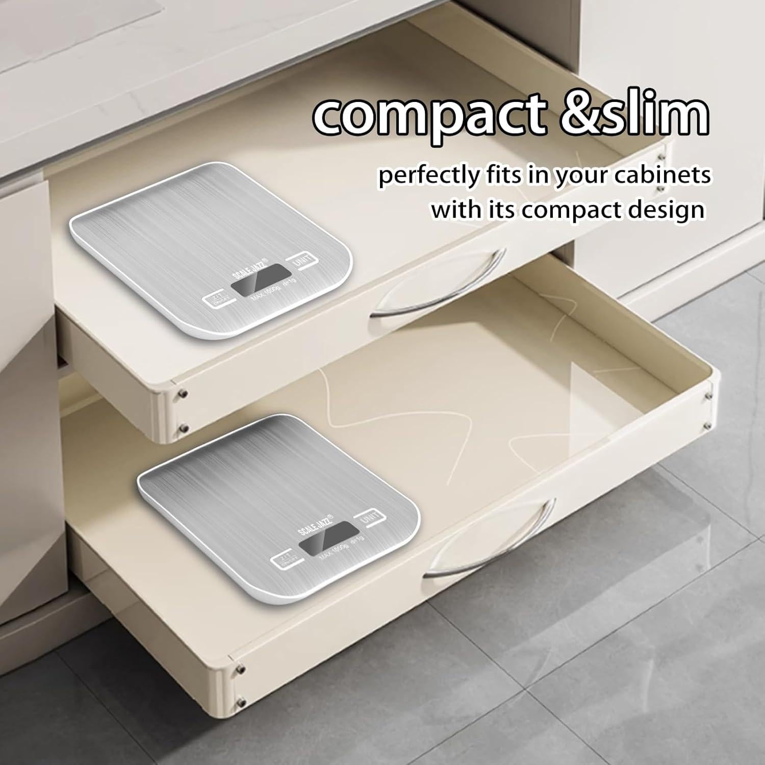 Balanza Digital de Cocina GANLIN GL-2012 10kg Acero Inoxidable