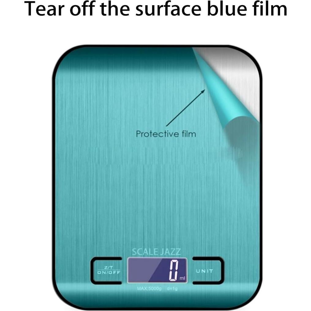 Balanza Digital de Cocina GANLIN GL-2012 10kg Acero Inoxidable