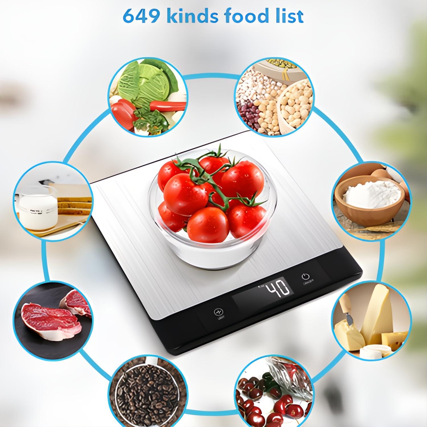 Báscula de Alimentos Inteligente SWEET KITCHEN 5kg Bluetooth