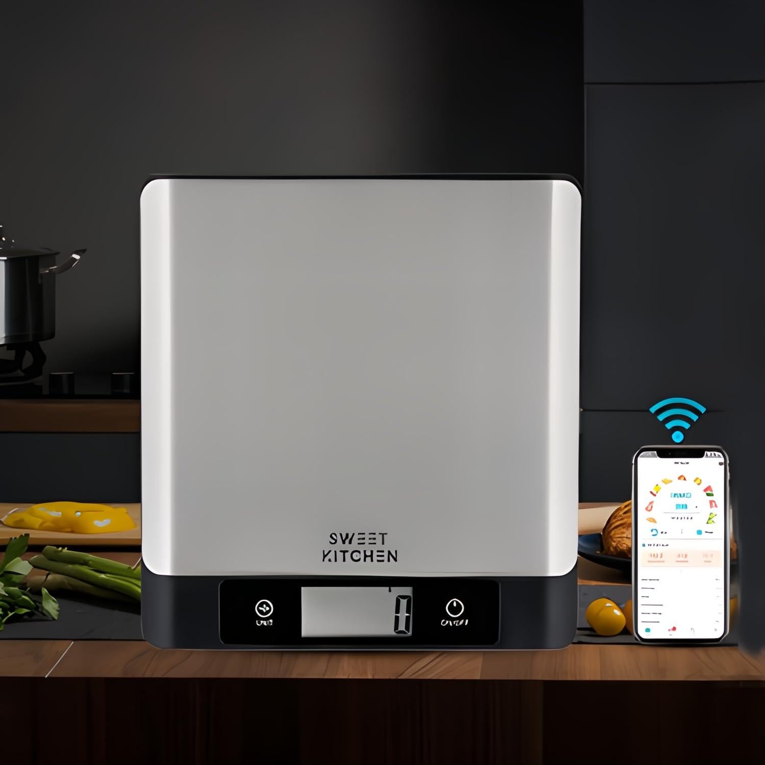 Báscula de Alimentos Inteligente SWEET KITCHEN 5kg Bluetooth