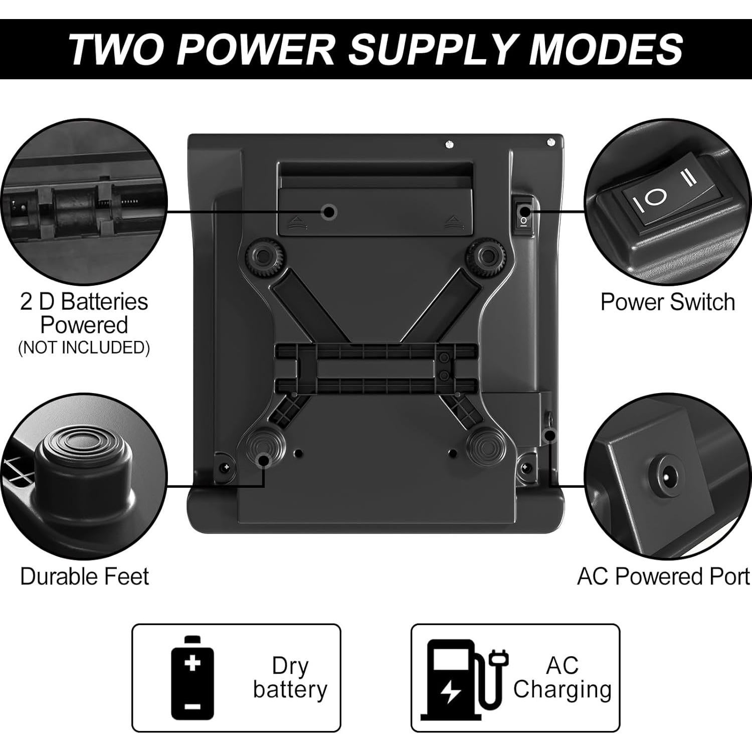 Balanza Digital Comercial YIFOR 40kg Acero Inoxidable LCD