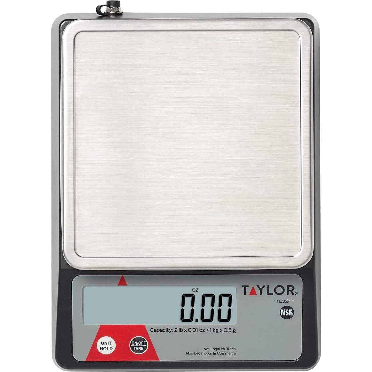 Báscula Digital Compacta Taylor TE32FT 0.91KG Acero Inoxidable