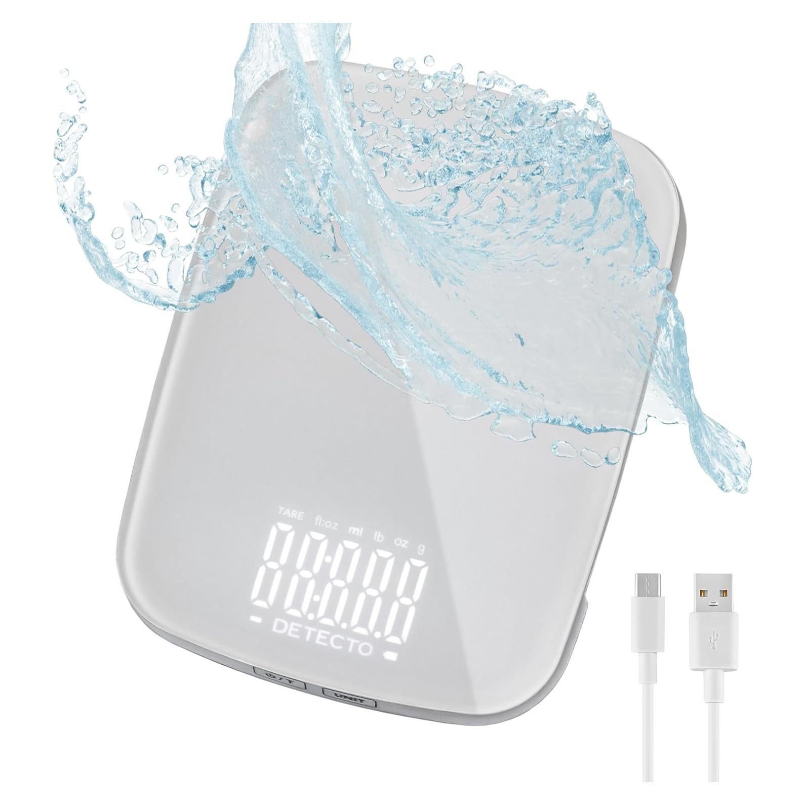 Balanza de Cocina Digital DETECTO 10 kg Plataforma de Vidrio