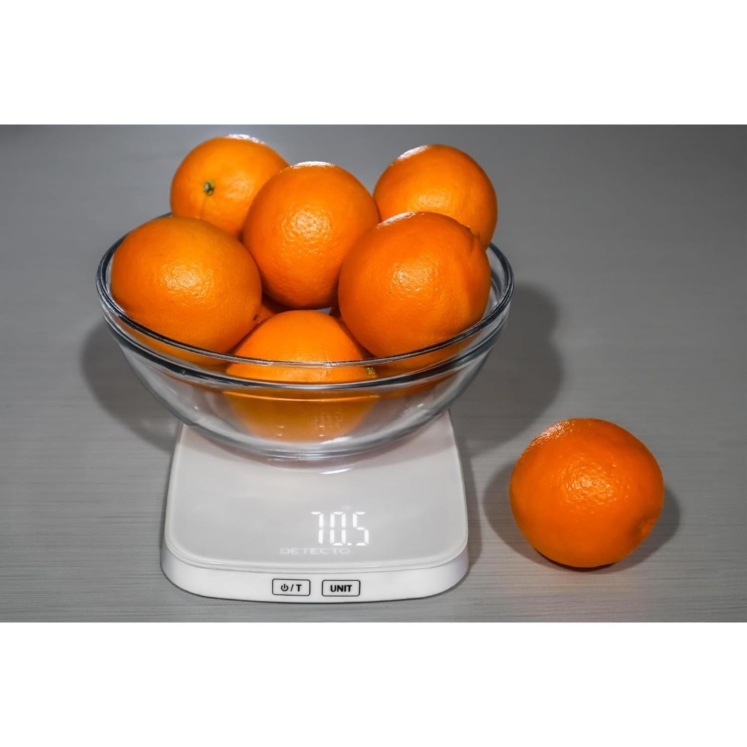 Balanza de Cocina Digital DETECTO 10 kg Plataforma de Vidrio