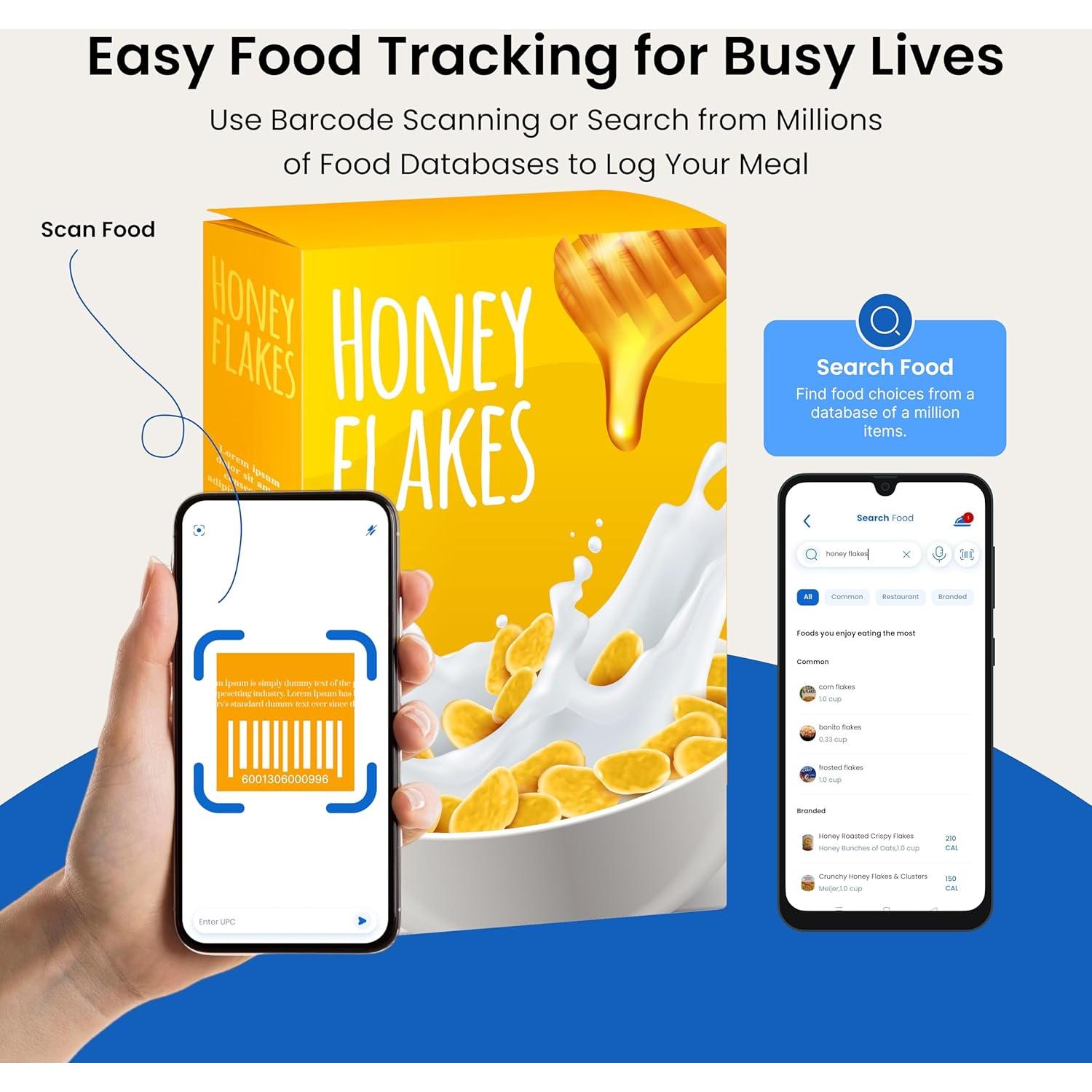 Báscula de Cocina Inteligente NextLevelFit - Digital 5kg en Gramos