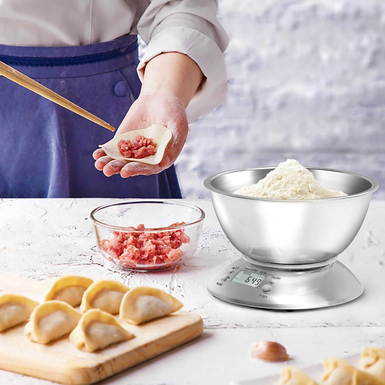 Báscula de Cocina Digital GRAM PRES GP7-5000 5kg Acero Inoxidable