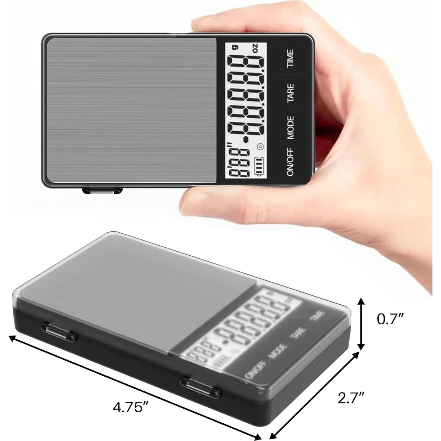 Báscula Digital de Espresso MAXUS BREW 1000g con Temporizador