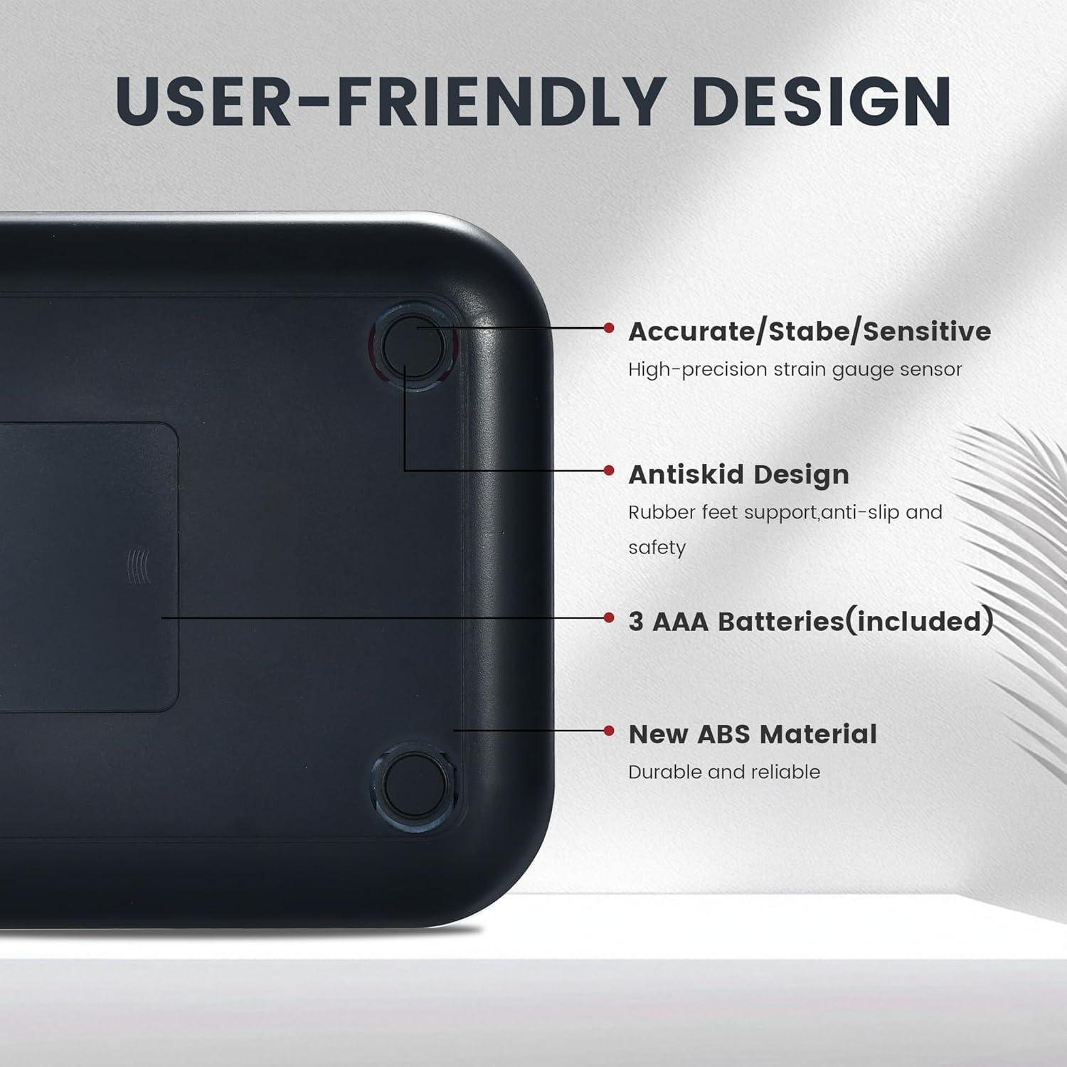 Balanza Digital de Cocina EILISON EWS-10 con Bluetooth 8kg