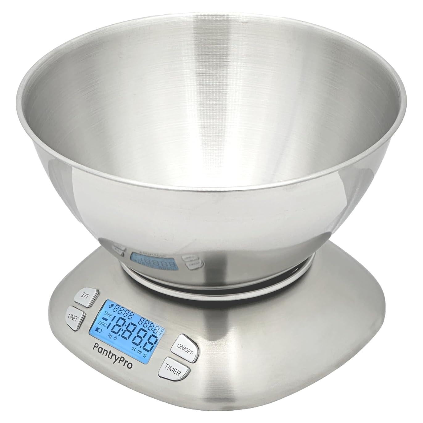 Báscula Digital de Cocina PantryPro Acero Inoxidable 5.5kg