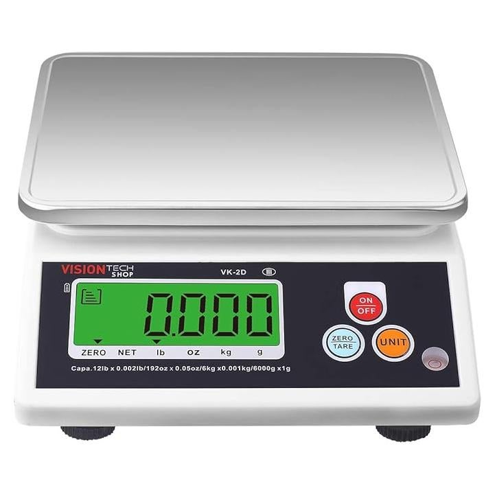 Balanza de Cocina VisionTechShop VK-2D Acero Inoxidable 5.44kg
