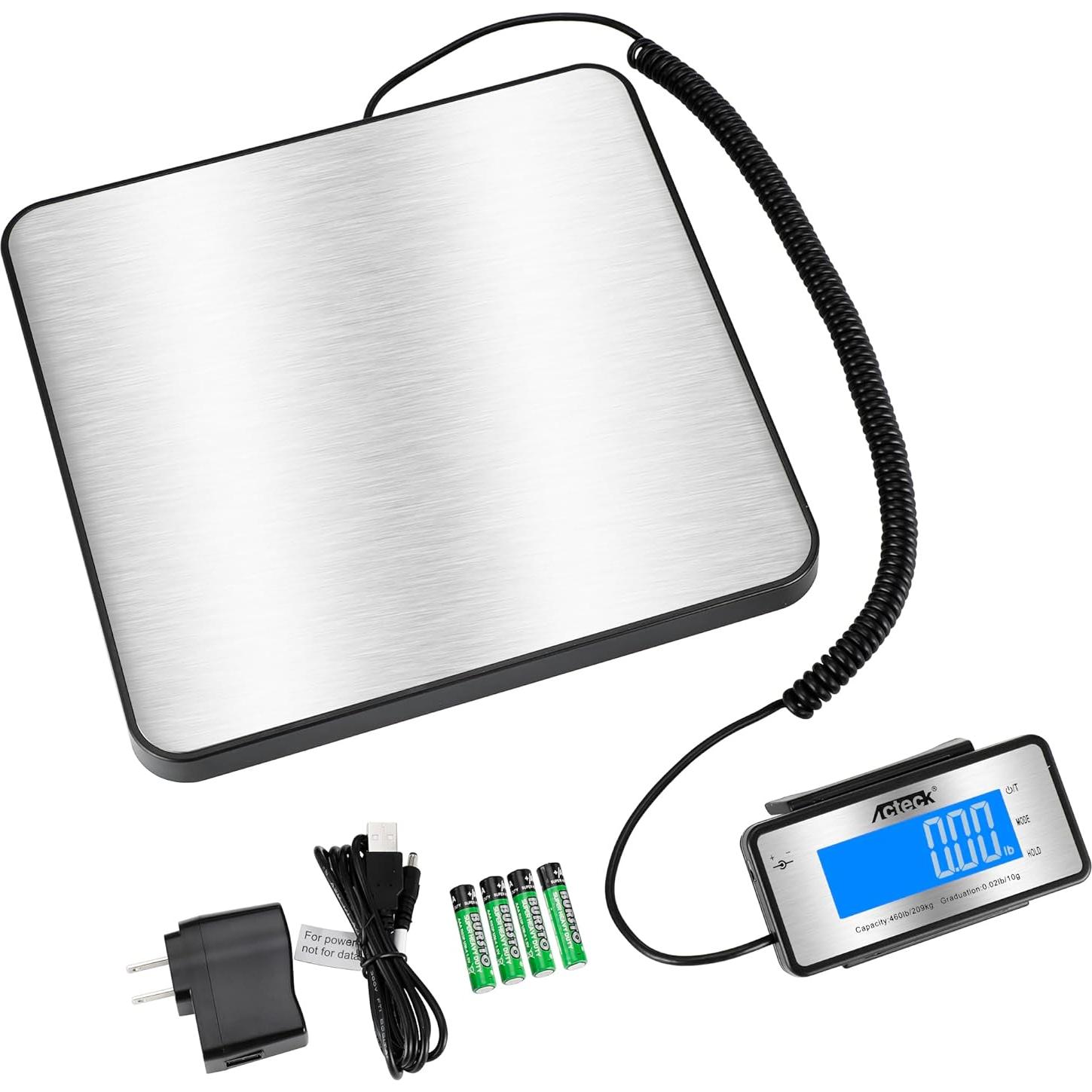 Balanza Postal Digital ACTECK 209.44 kg x 28.35 g Acero Inoxidable