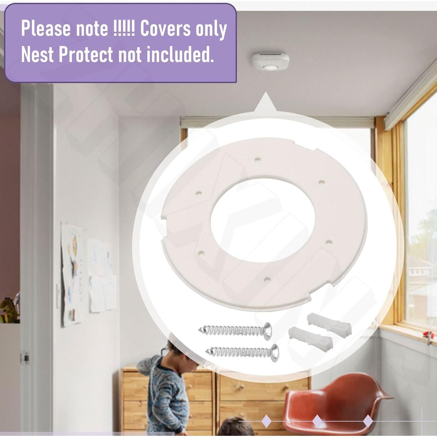 Placa de Montaje Reemplazo ZHIXING para Google Nest Protect 2da Gen