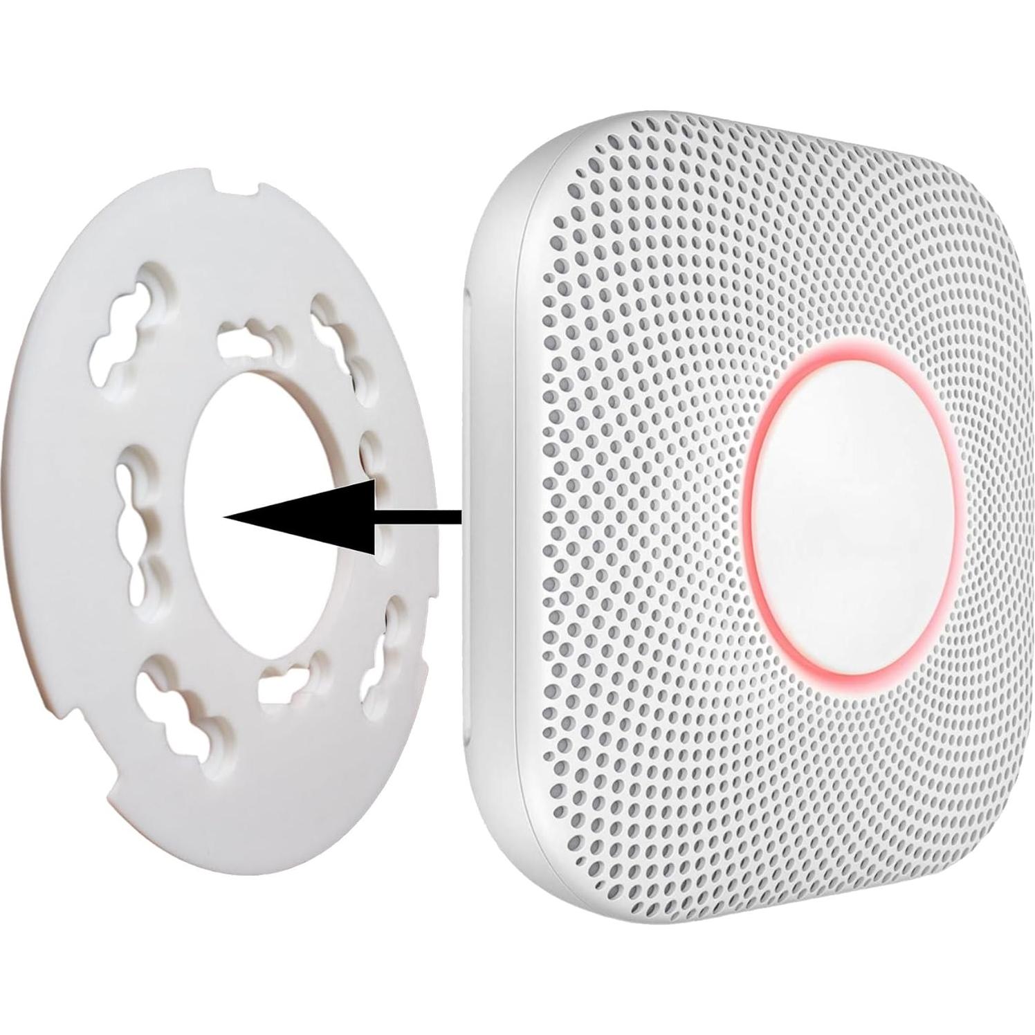 Placa de Montaje Rayge3D para Nest Protect 2da Generación Blanca