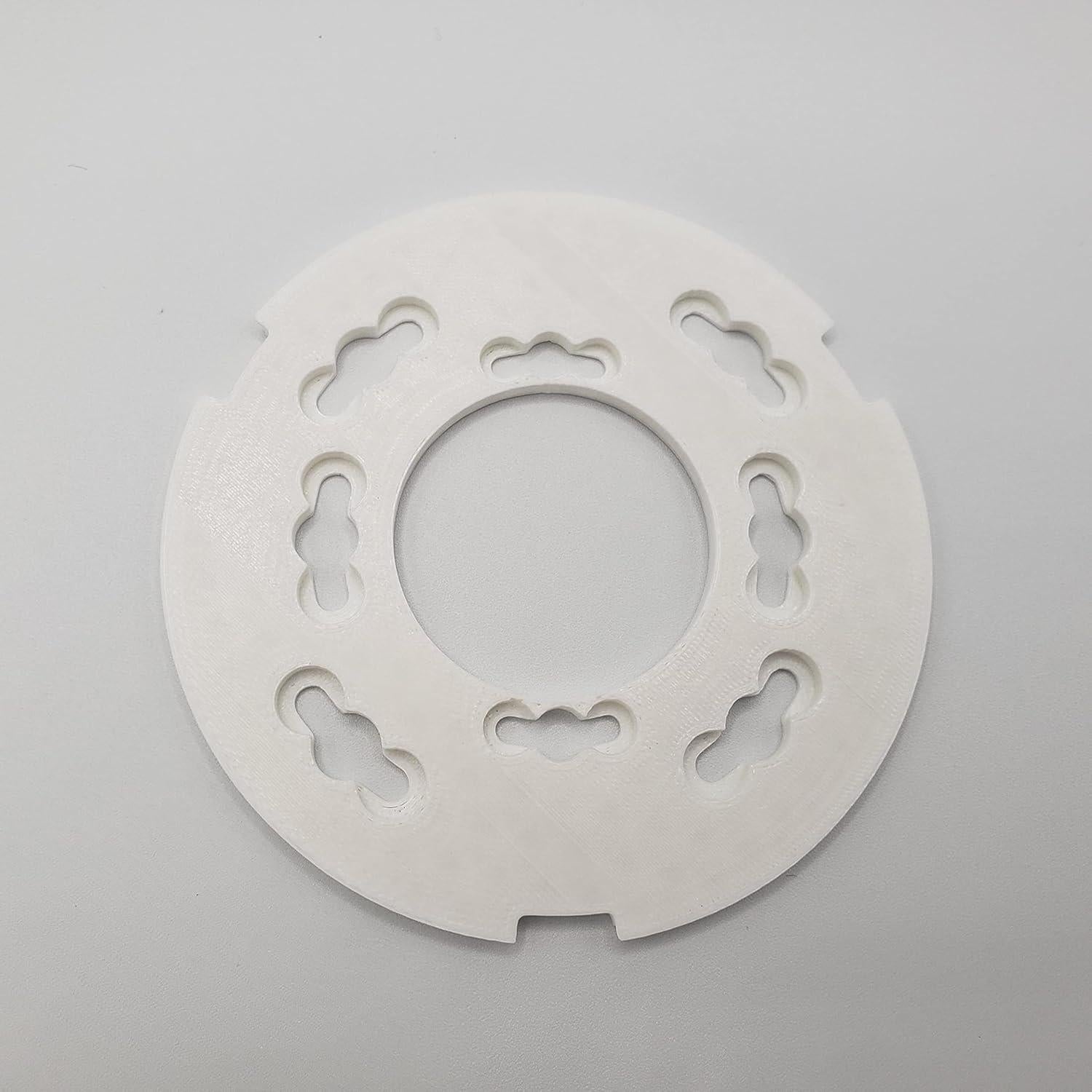 Placa de Montaje Rayge3D para Nest Protect 2da Generación Blanca