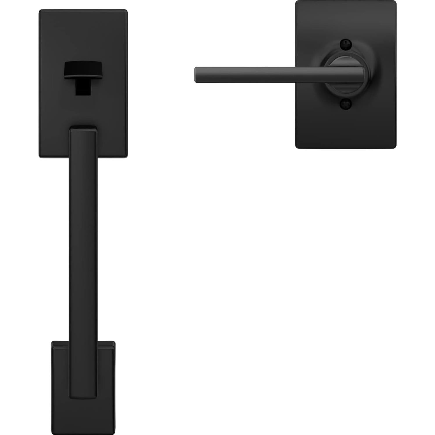 Manija de Entrada Frontal Schlage FE285 CEN 622 LAT, Negro Mate
