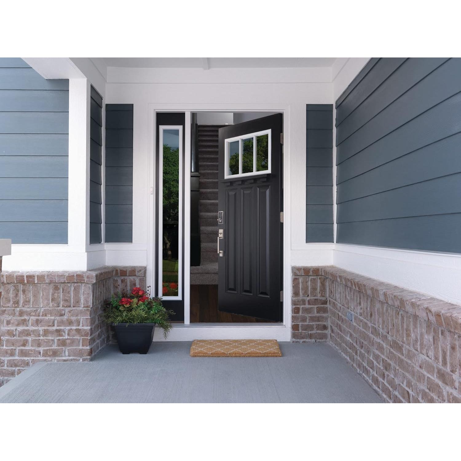 Cerradura Electrónica Sin Llave Schlage BE375 CEN 619 Níquel Satinado