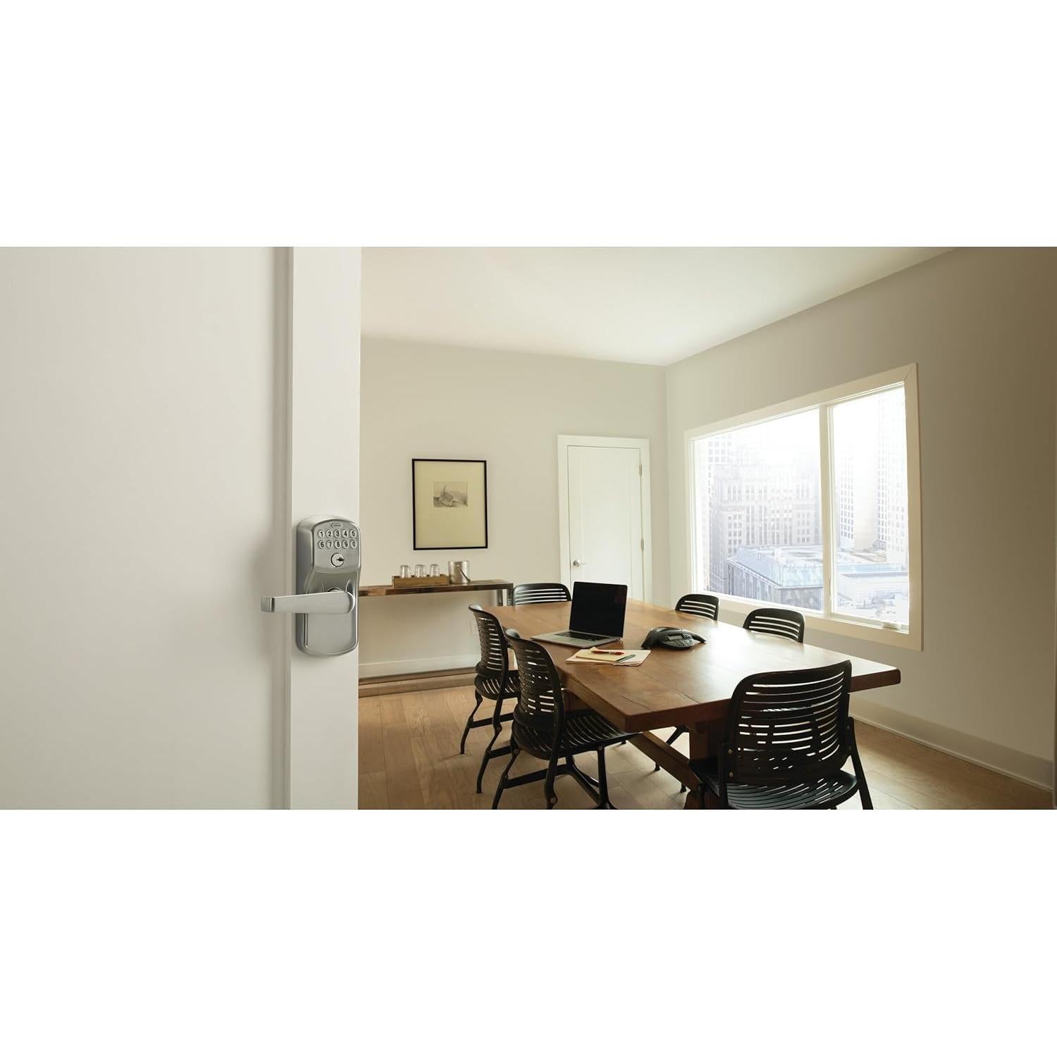 Cerradura Electrónica Schlage FE595CS V PLY 626 ELA Cromo Satinado