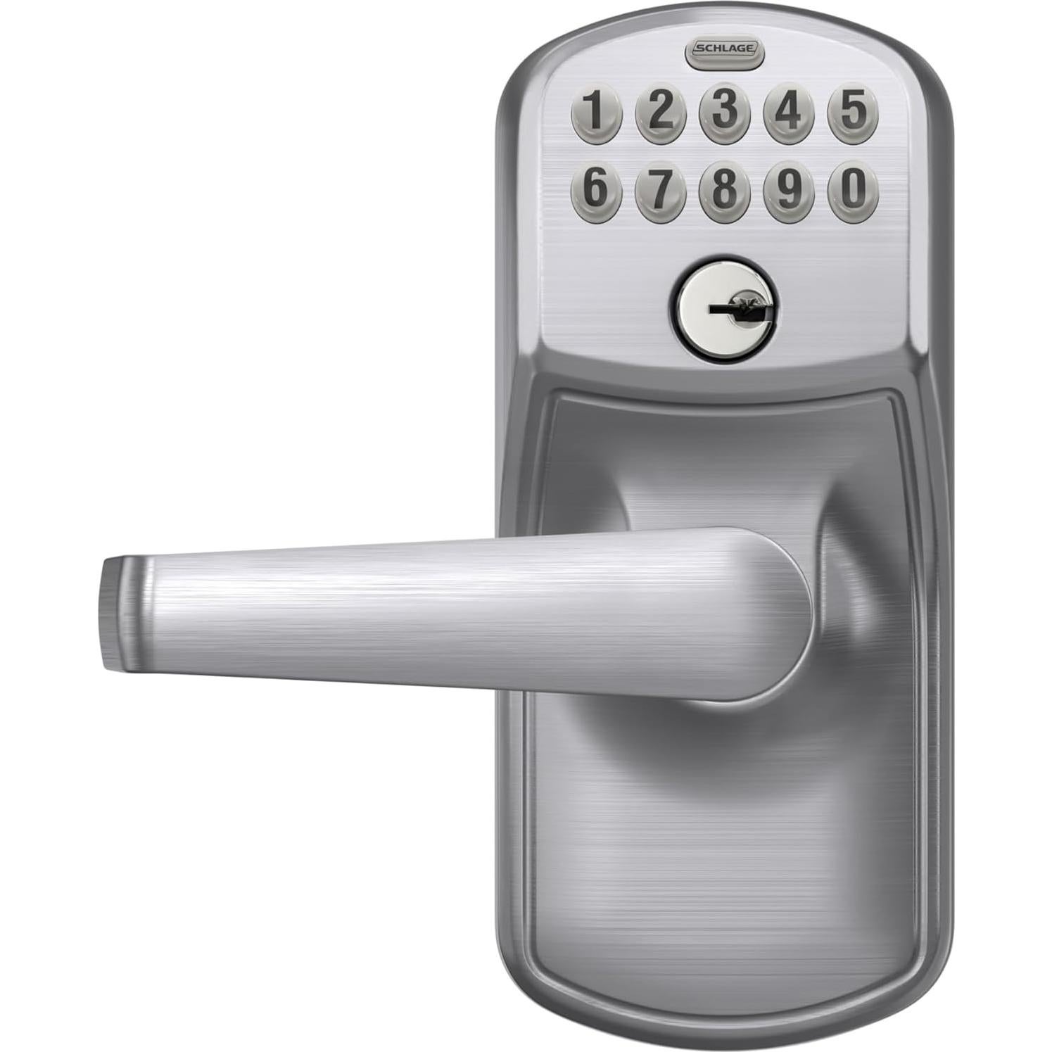 Cerradura Electrónica Schlage FE595CS V PLY 626 ELA Cromo Satinado