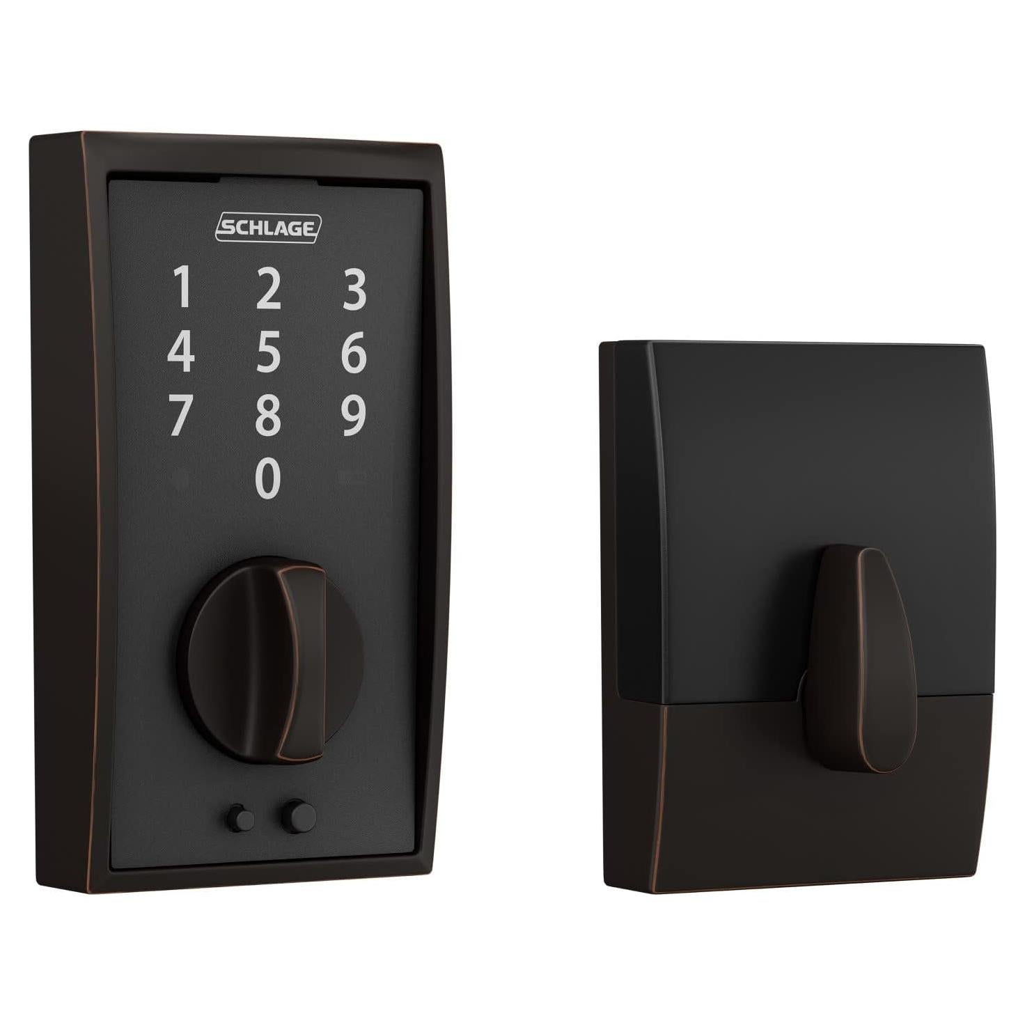 Cerradura Electrónica Sin Llave Schlage Touch Century Bronce