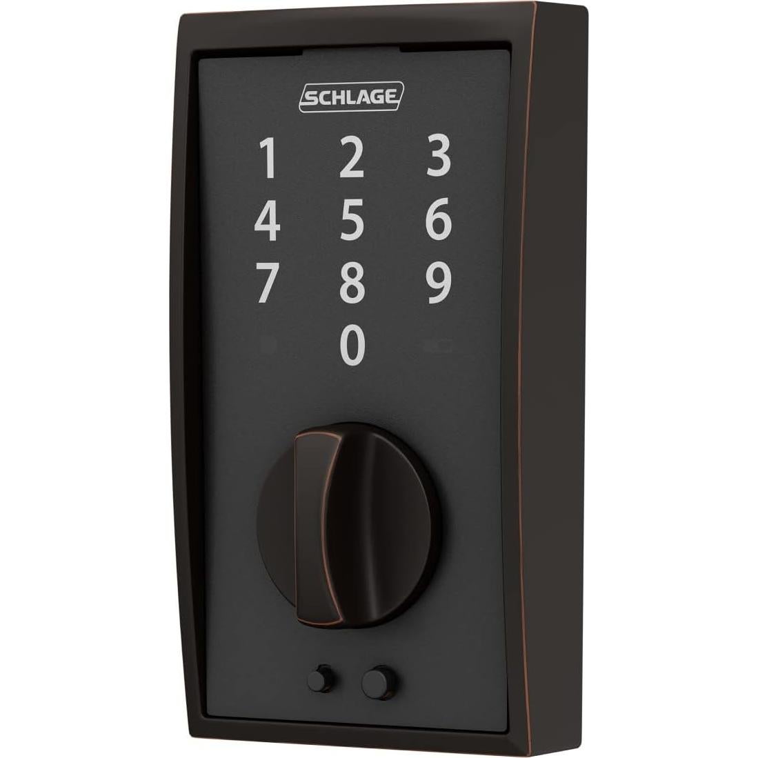 Cerradura Electrónica Sin Llave Schlage Touch Century Bronce