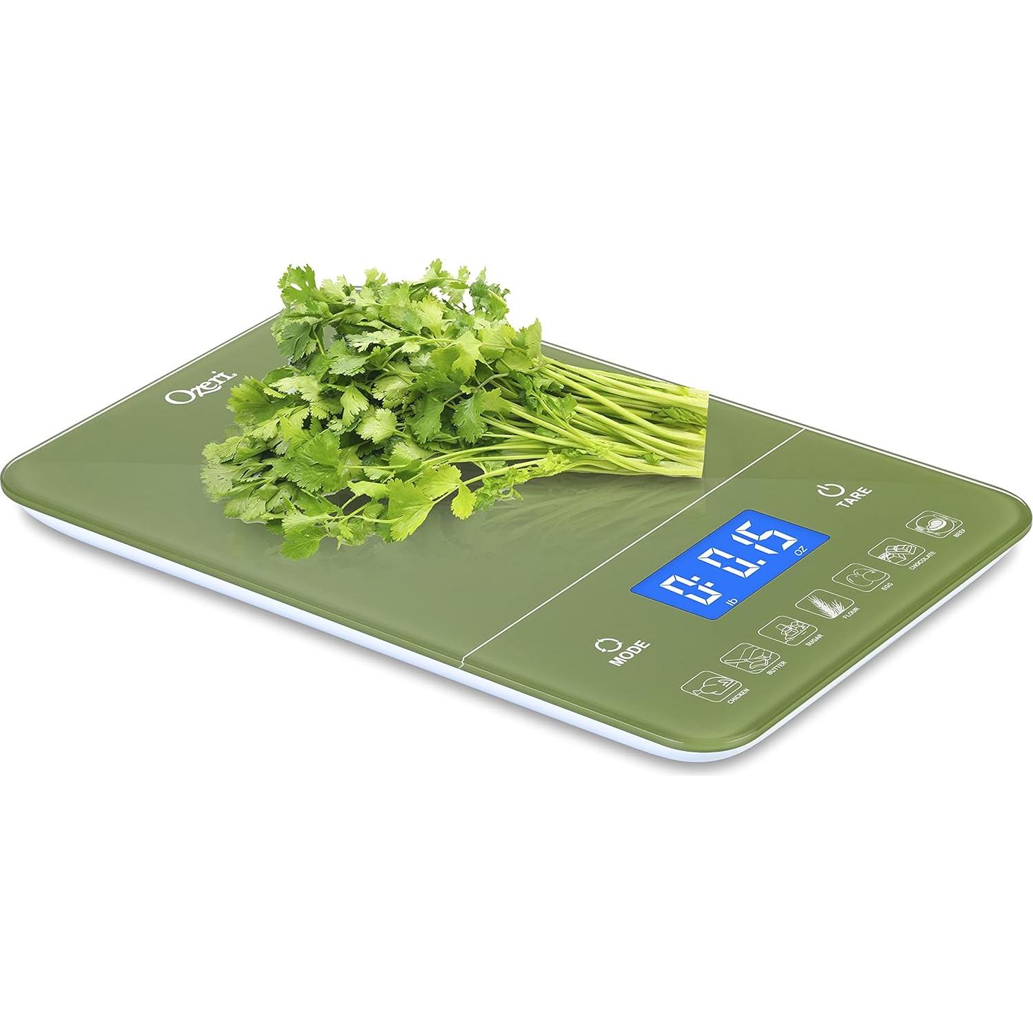 Balanza Digital de Cocina Ozeri Touch III 10 kg Verde Calla
