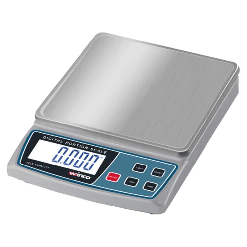 Balanza Digital de Cocina Winco SCAL-D22 10 kg Acero Inoxidable