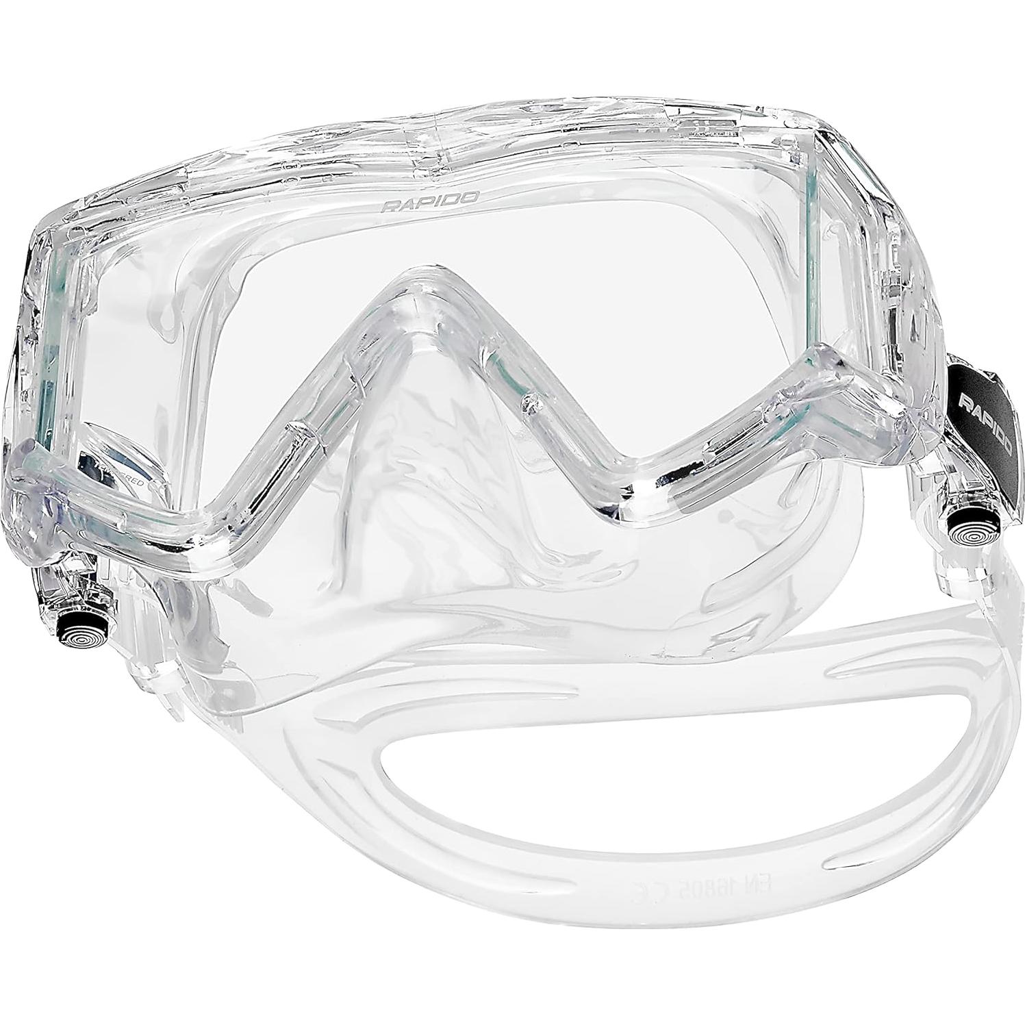 Conjunto de Snorkel Phantom Aquatics Clareza 3 Ventanas