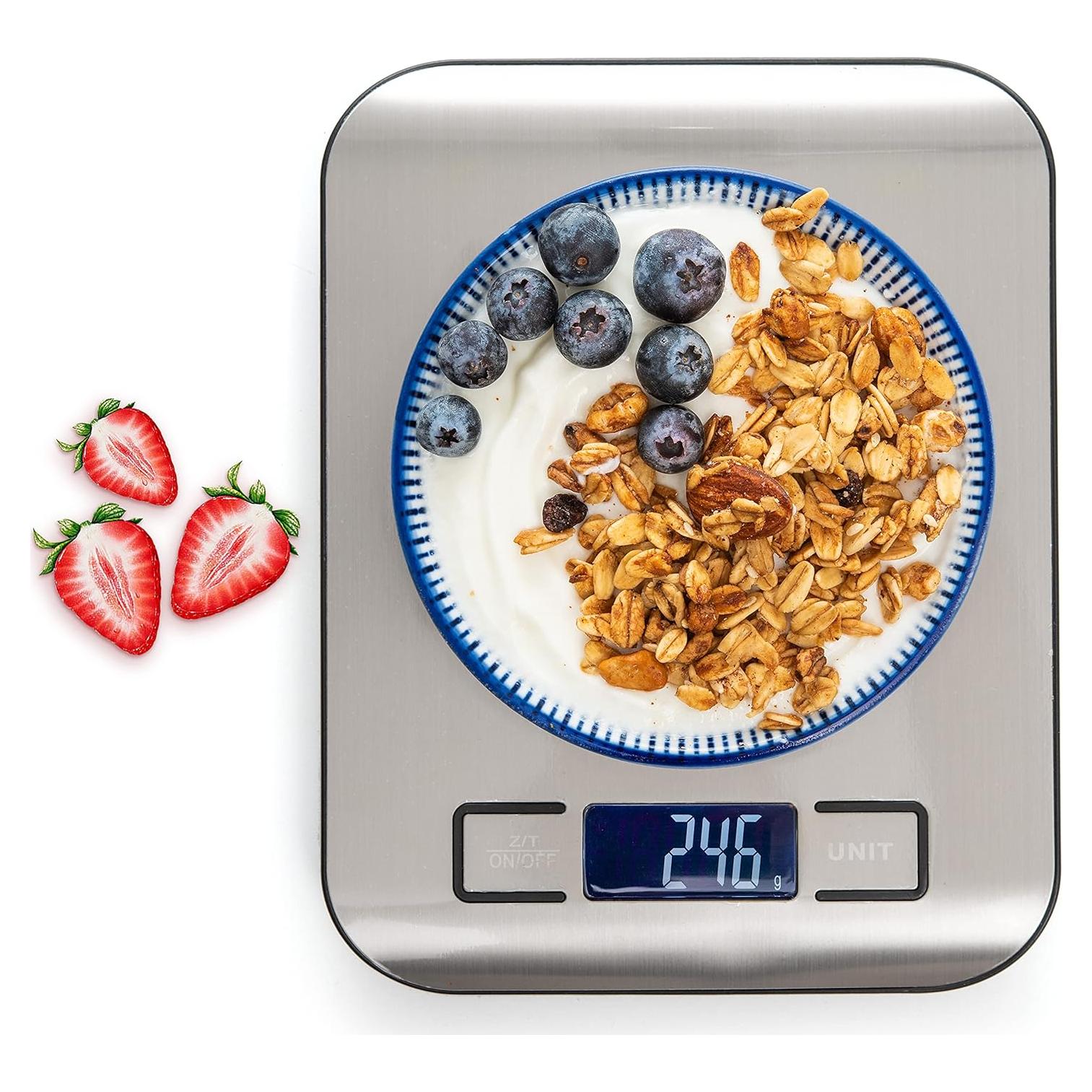 Balanza de Cocina Digital Moss & Stone 5 Kg Pantalla LCD