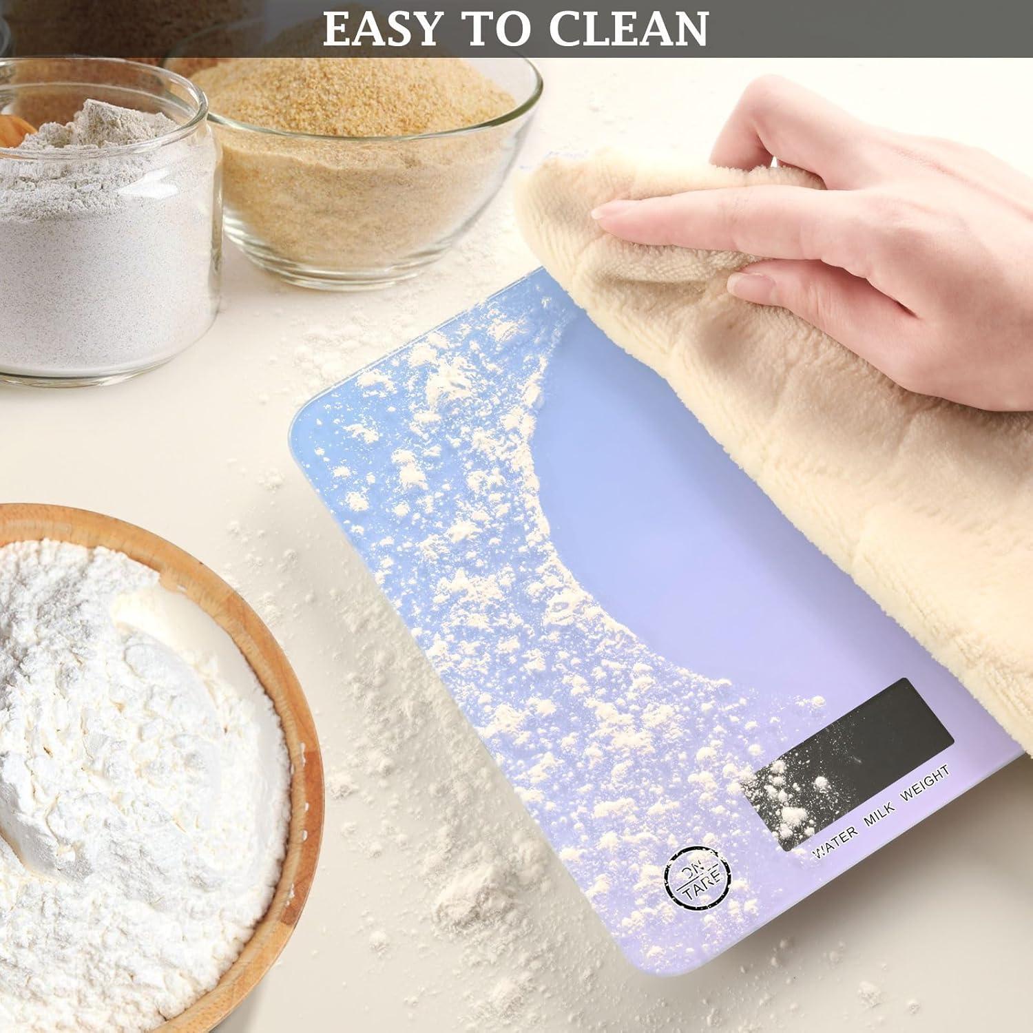 Báscula de Cocina Digital Eyanle 5kg Púrpura Gradiente