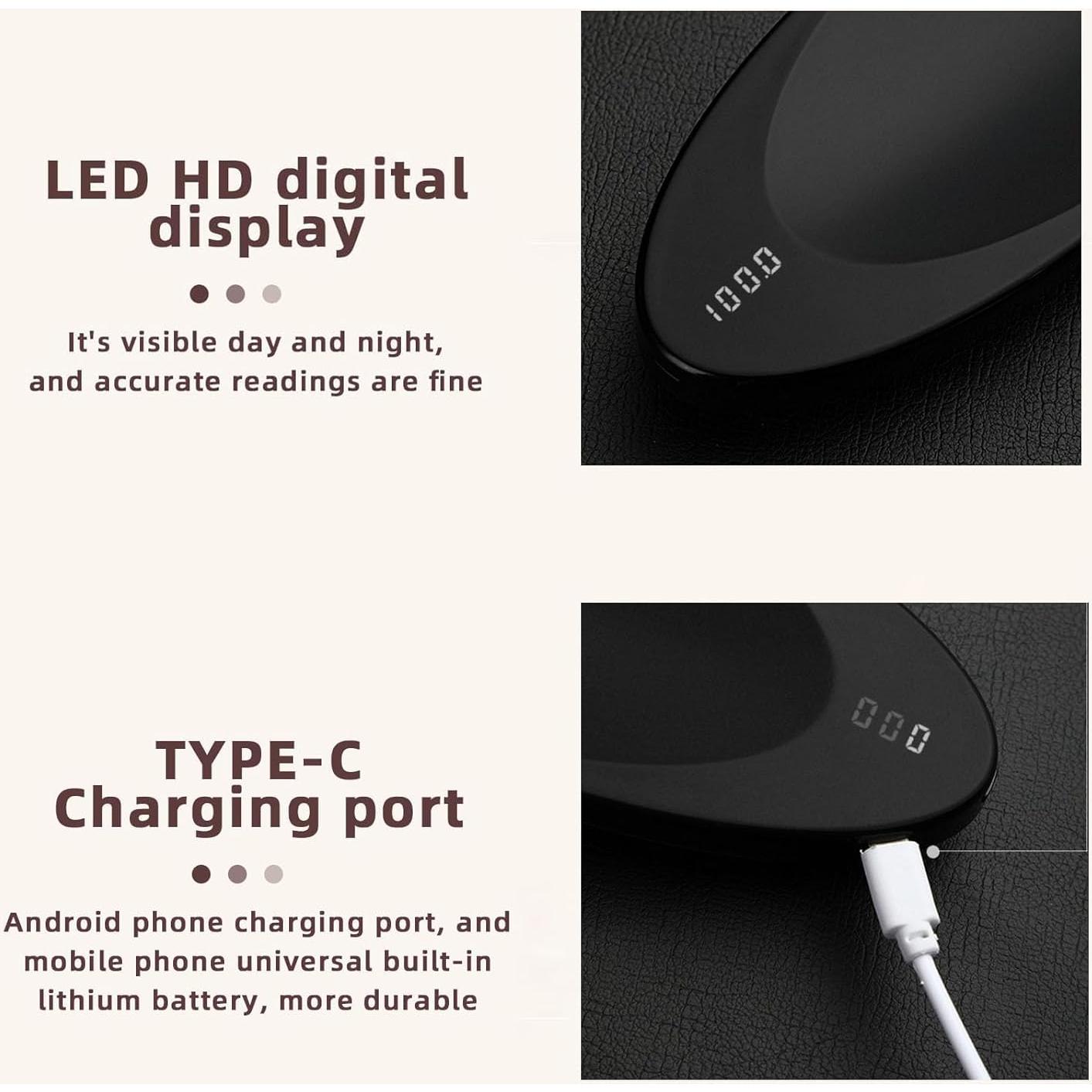 Báscula Digital de Precisión 500g Eysbiy Mini Recargable