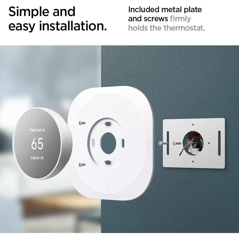 Placa de Pared Spigen para Termostato Google Nest - Blanca