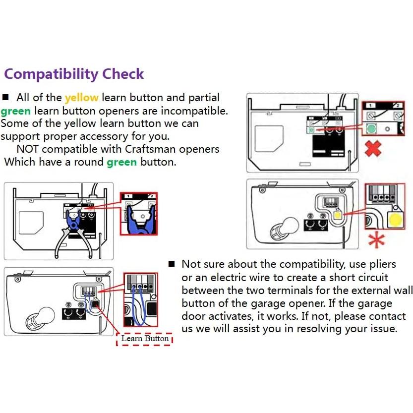 Control Remoto Inteligente RAQUEL RQ-DFT03 Wi-Fi para Garaje