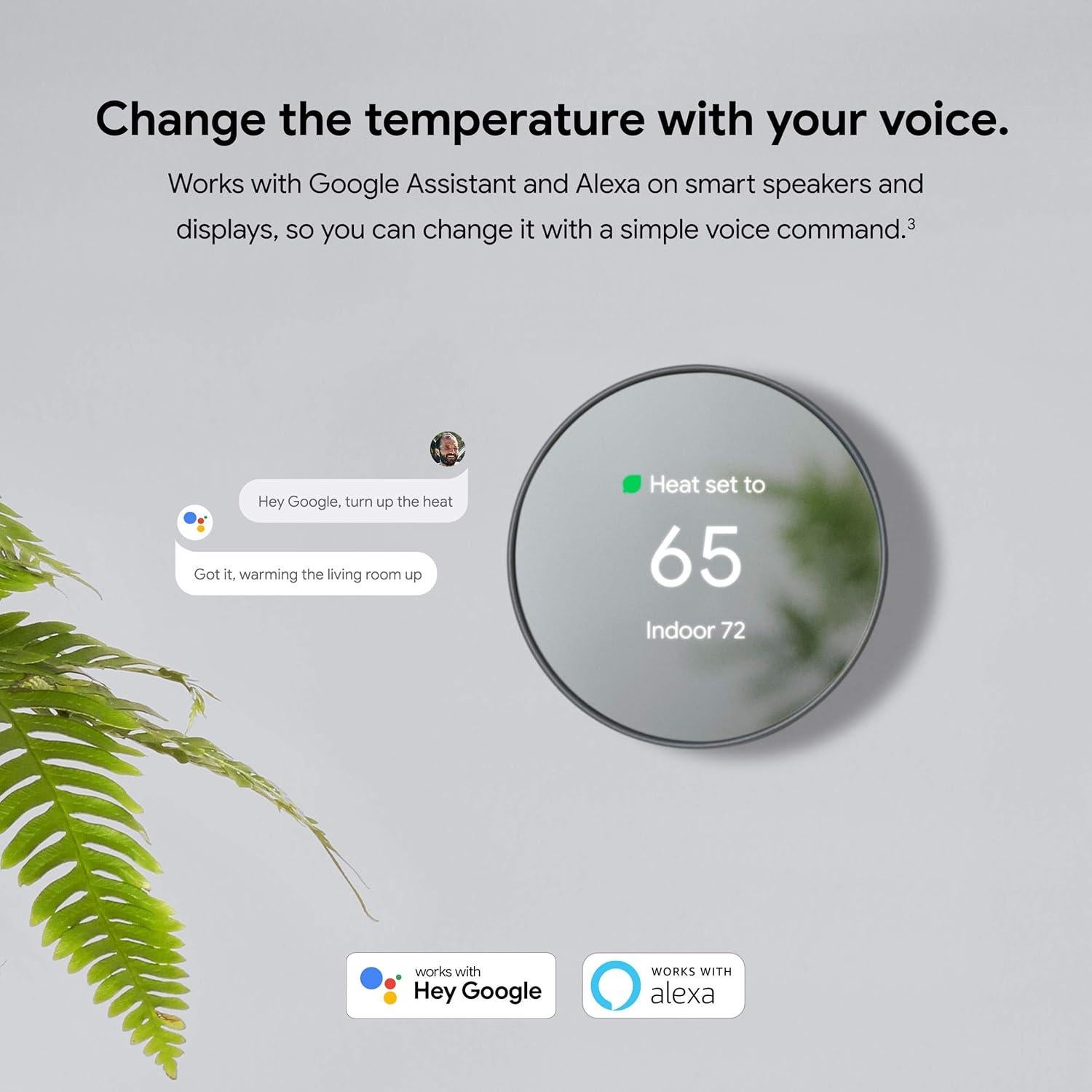 Termostato Inteligente Google Nest Arena - Wifi Programable
