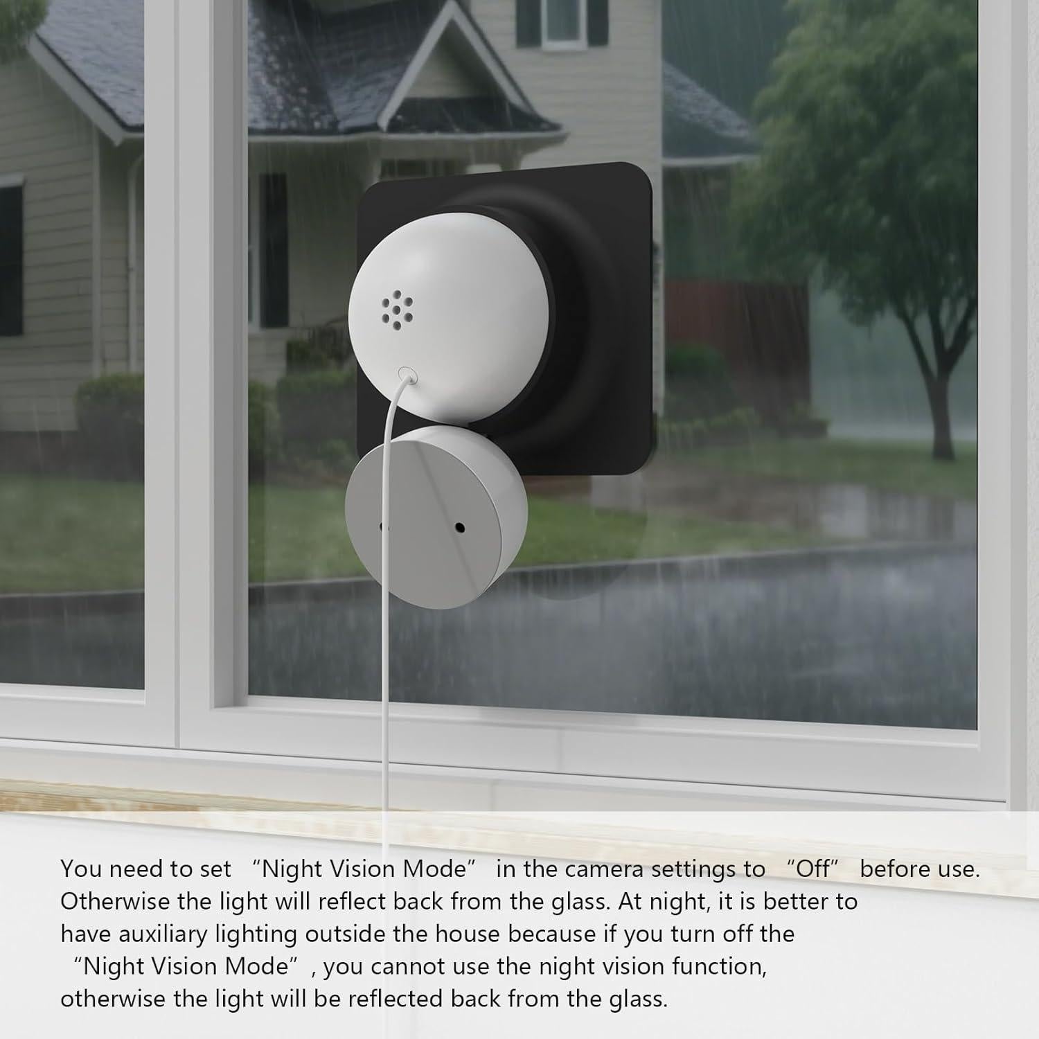 Funda de silicona HOOLIAN para Google Nest Cam Indoor 2ª gen - Negro 2 Paquete