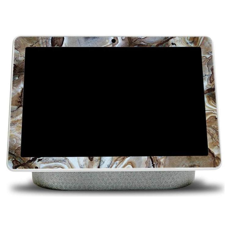 Cubierta de Vinilo Protectora MightySkins para Google Nest Hub Max - Mármol Marrón