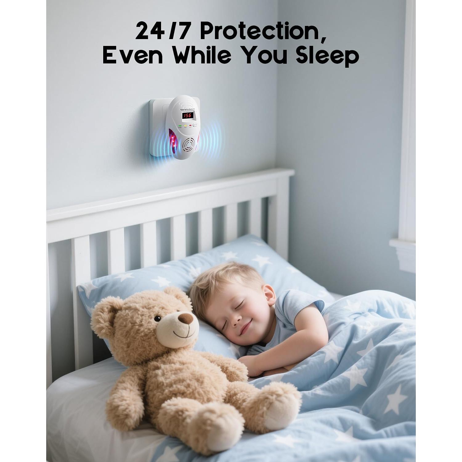 Detector de Monóxido de Carbono y Gas Natural Vilfet KH218A