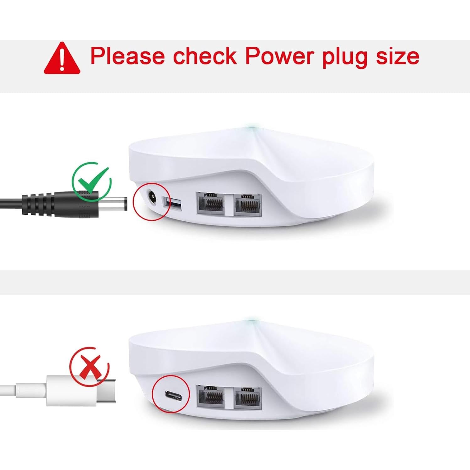 Adaptador de corriente 12V 2A TP-Link Deco S4 M3 M4 M5 P9