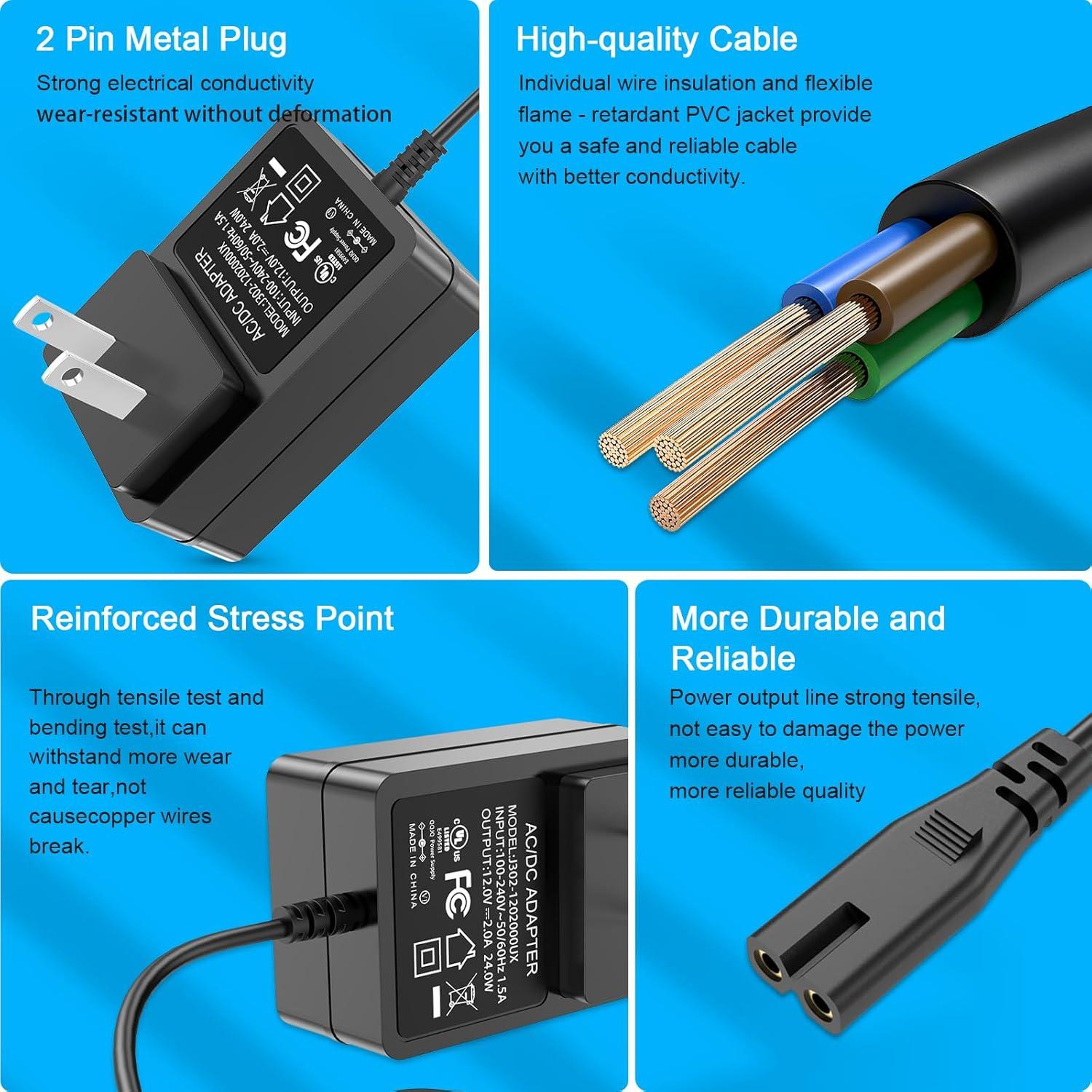 Adaptador de corriente 12V 2A TP-Link Deco S4 M3 M4 M5 P9
