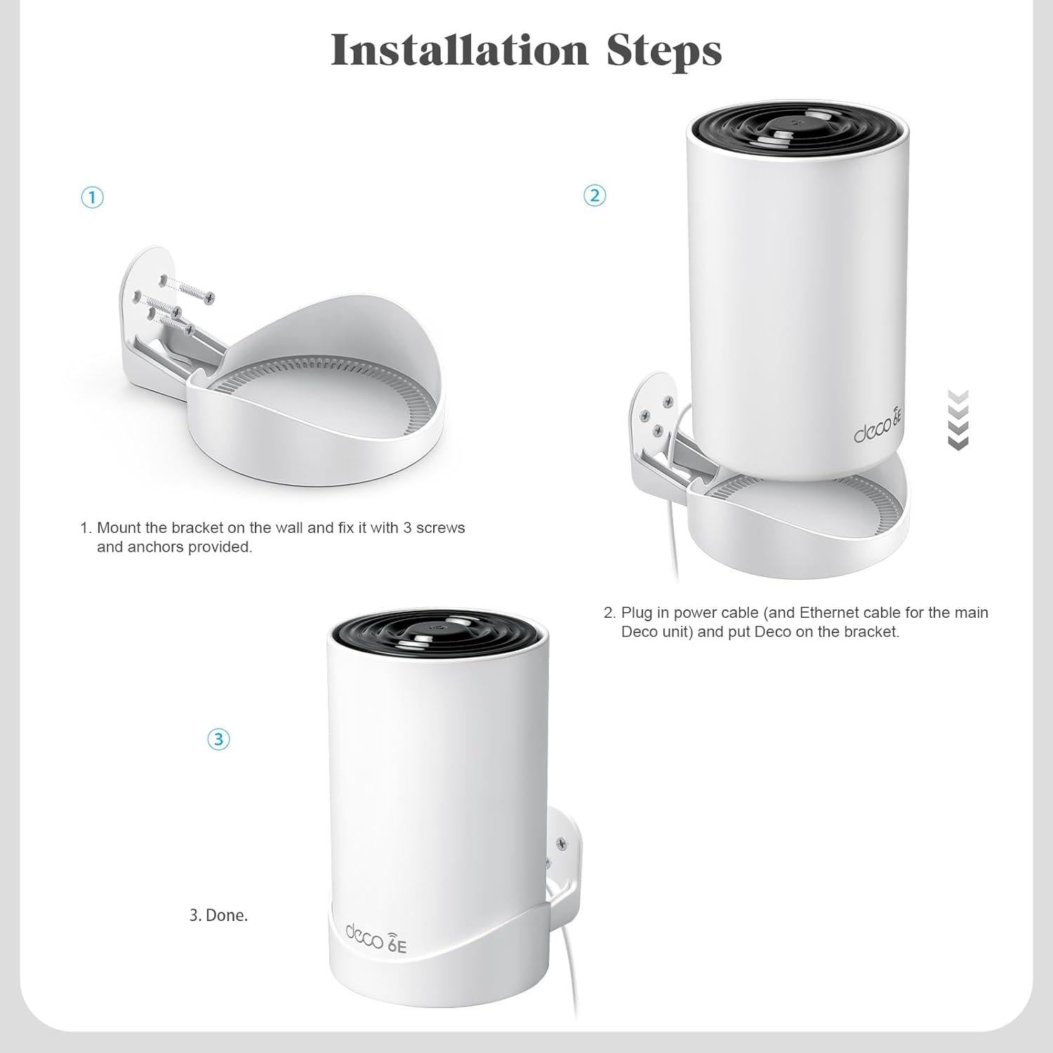 Soporte de Montaje en Pared TP-Link Deco XE75 Pro - 1 Unidad
