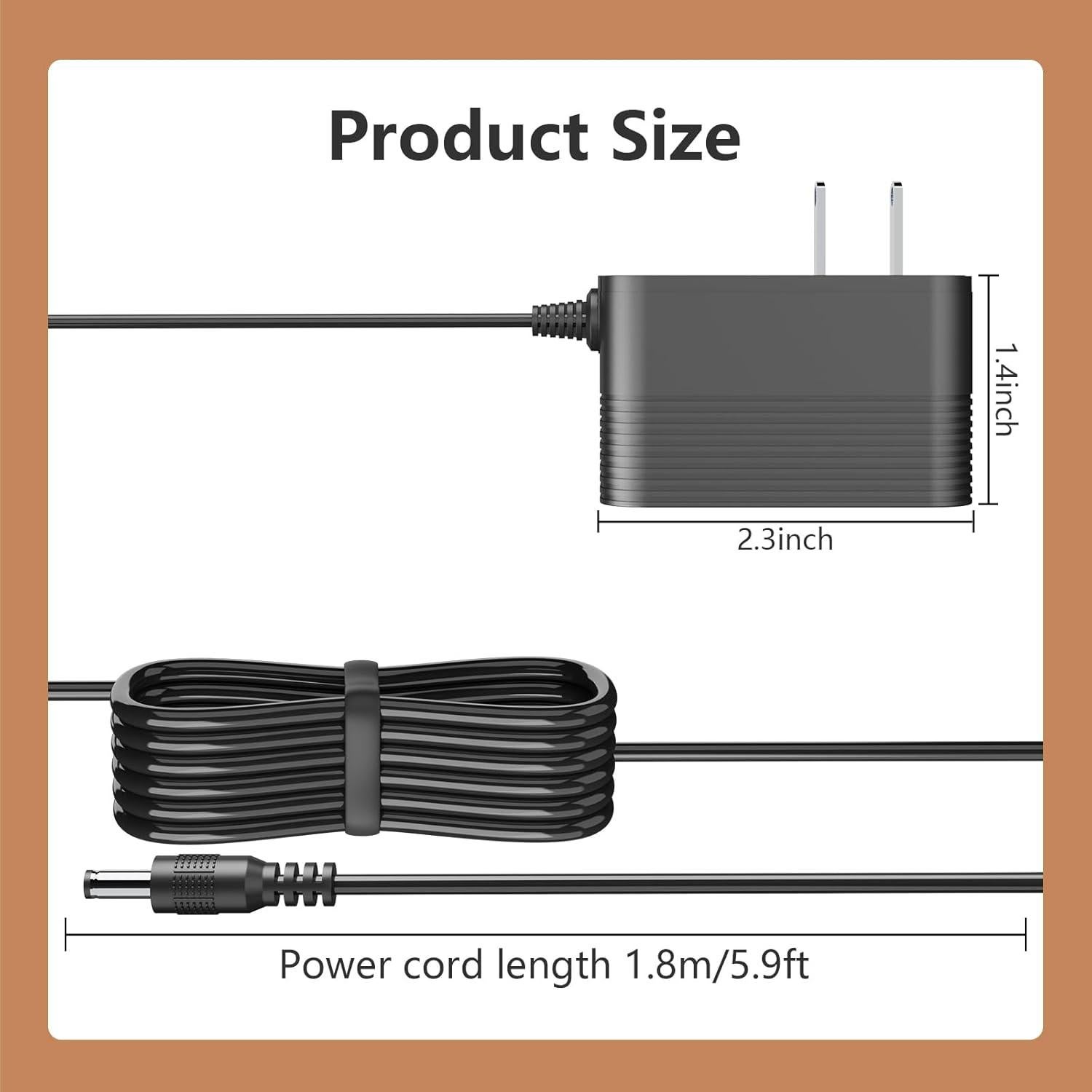 Adaptador de corriente TP-Link Deco Mesh 12V 1.5A 180cm