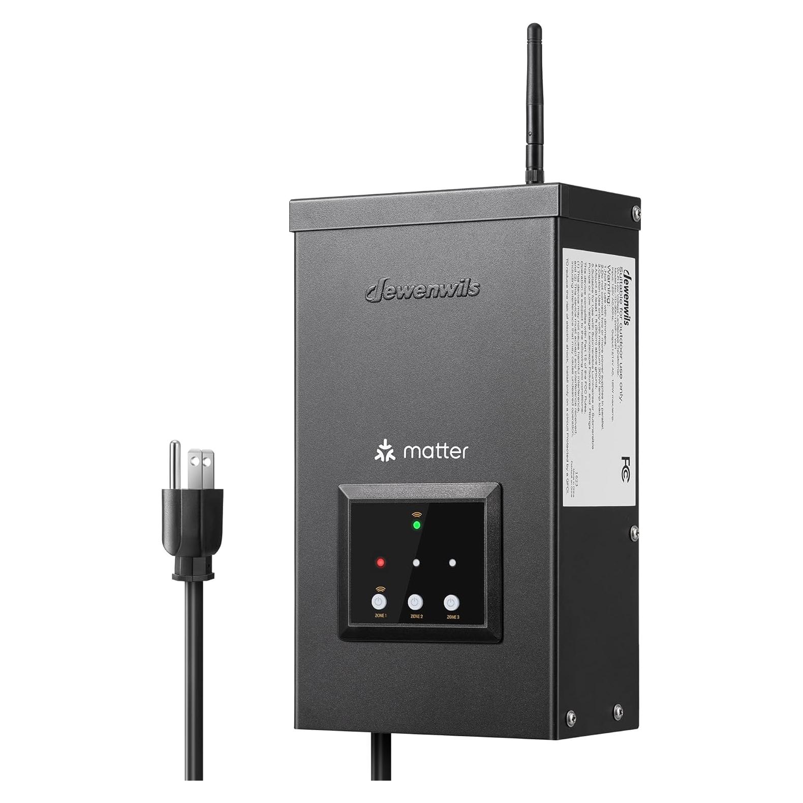 Transformador de Iluminación Paisajística DEWENWILS 300W WiFi