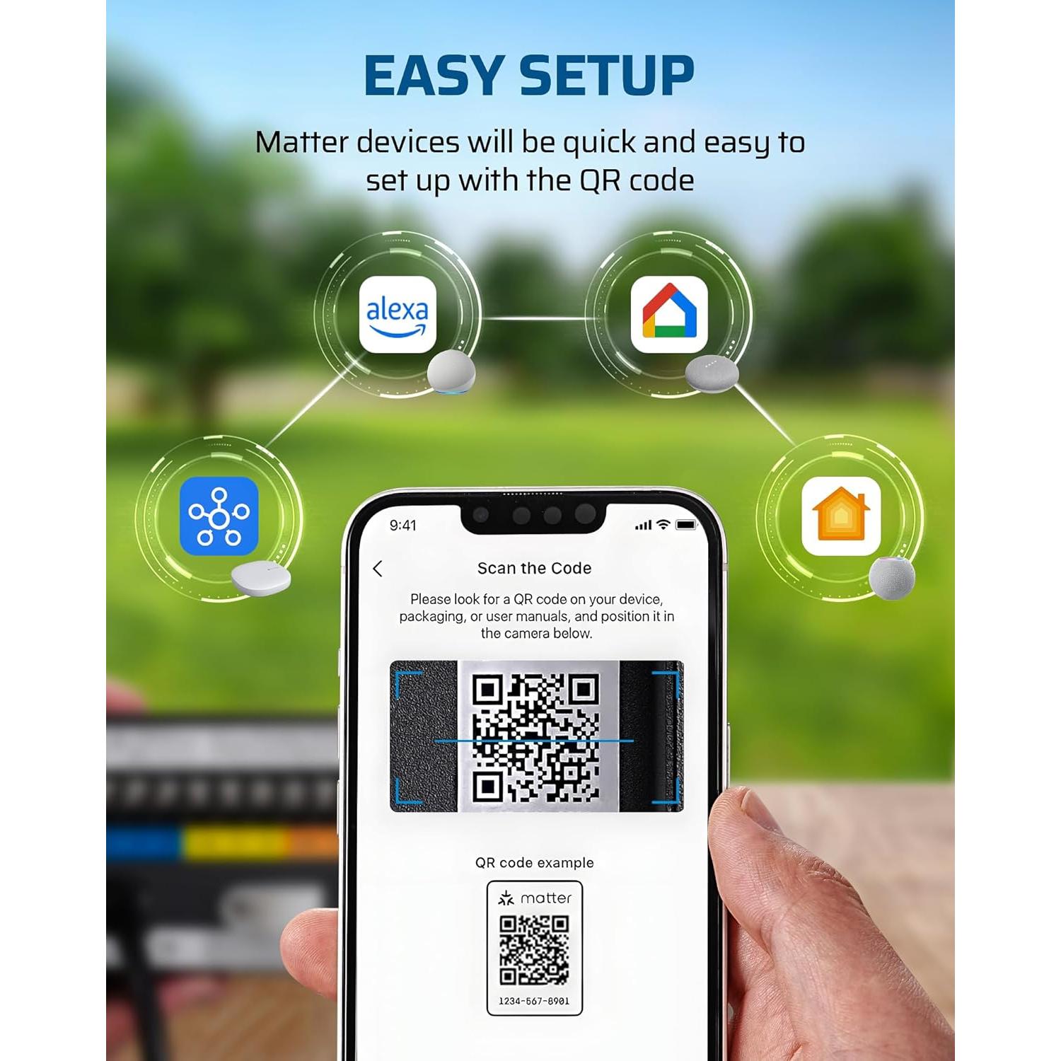 Transformador de Iluminación Paisajística DEWENWILS 300W WiFi