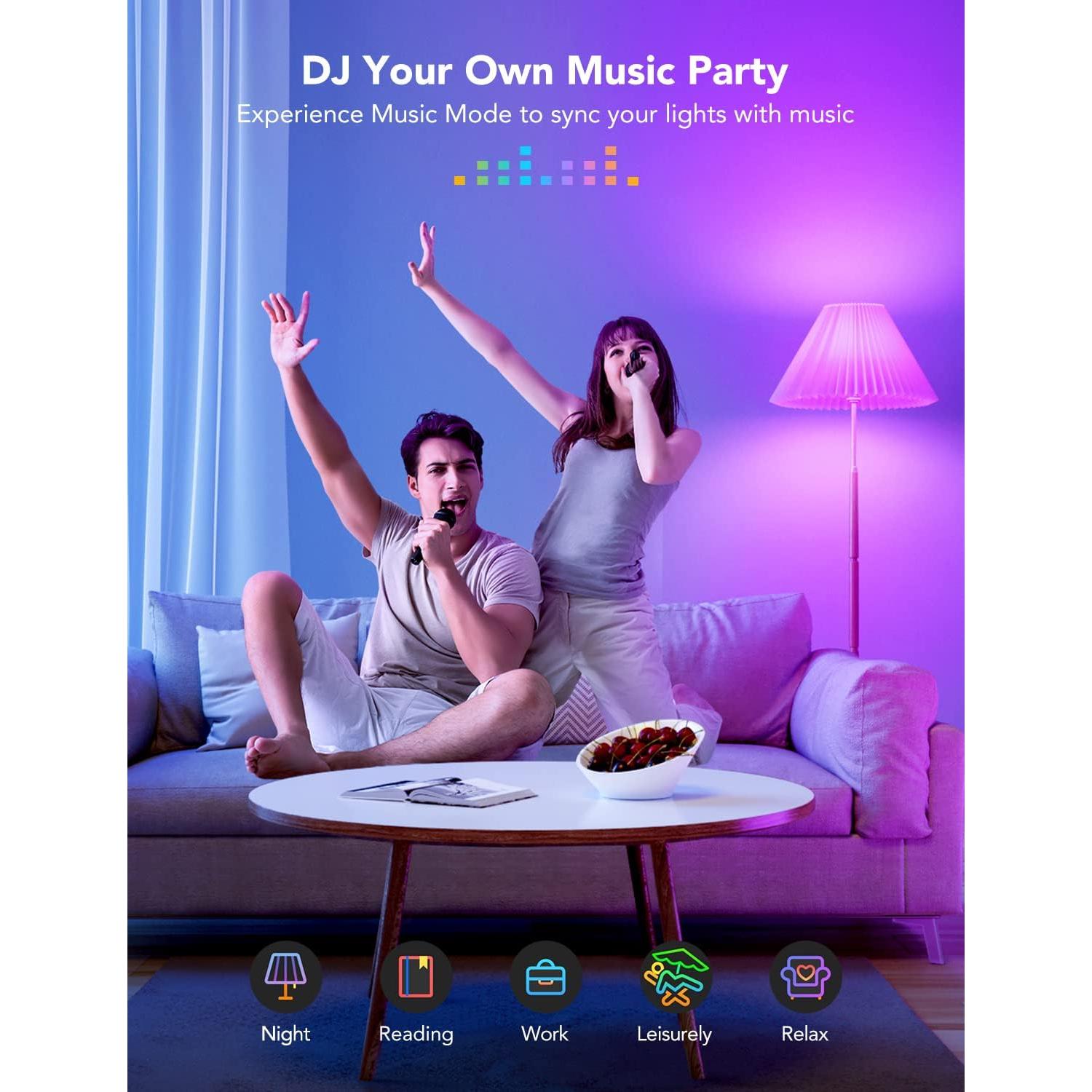 Bombillas LED Inteligentes Govee H6006, 1000LM, RGBWW, 8 Unidades