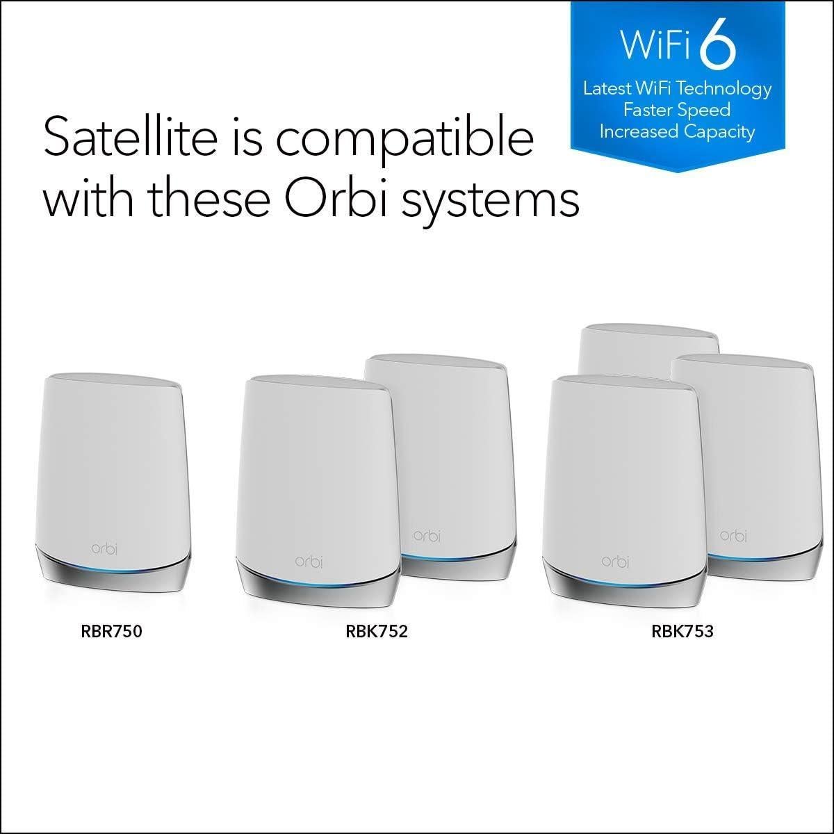 NetGear Orbi AX4200 Satélite Mesh Wi-Fi 6 Renovado 0.92kg